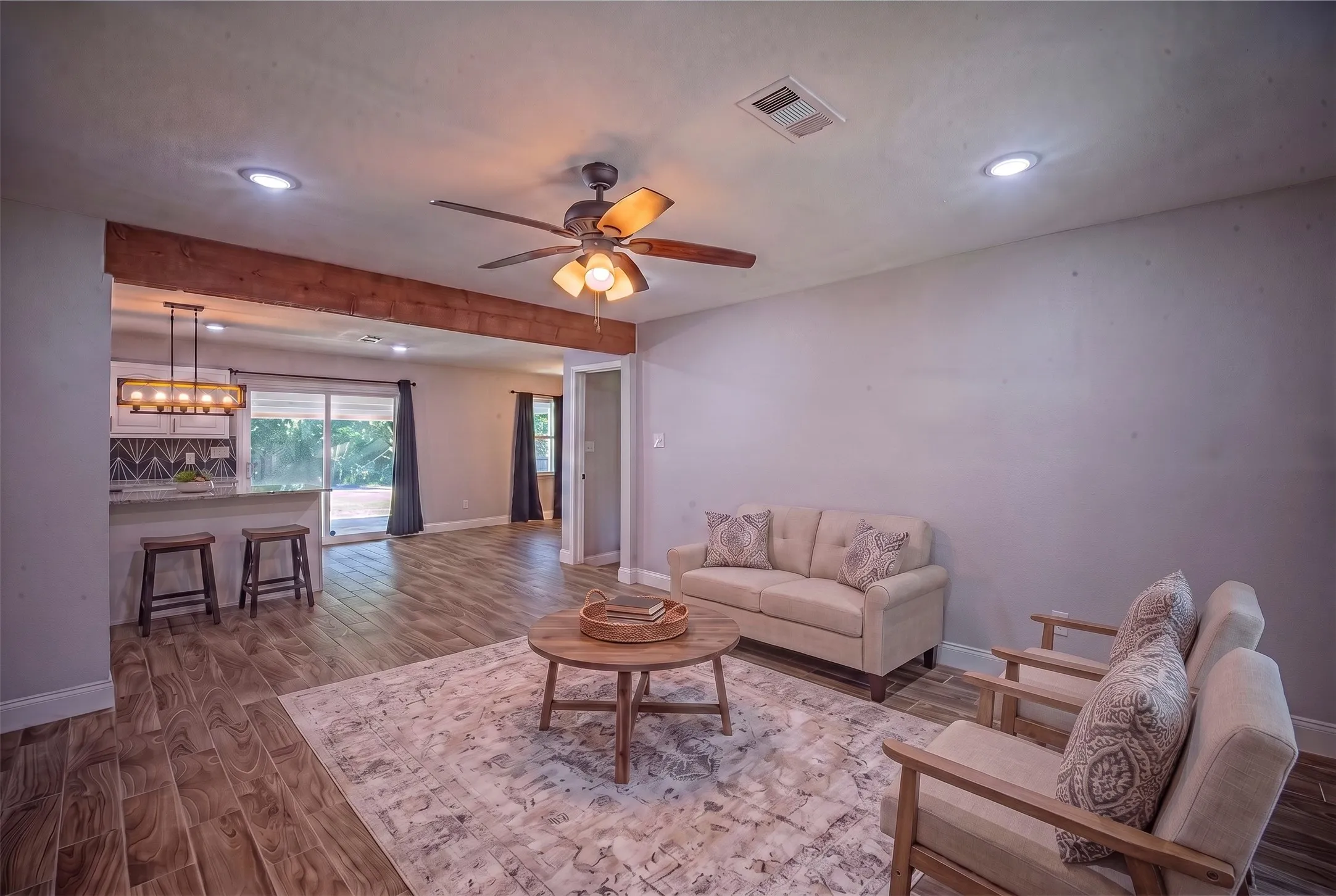 Living Room - Virtually staged