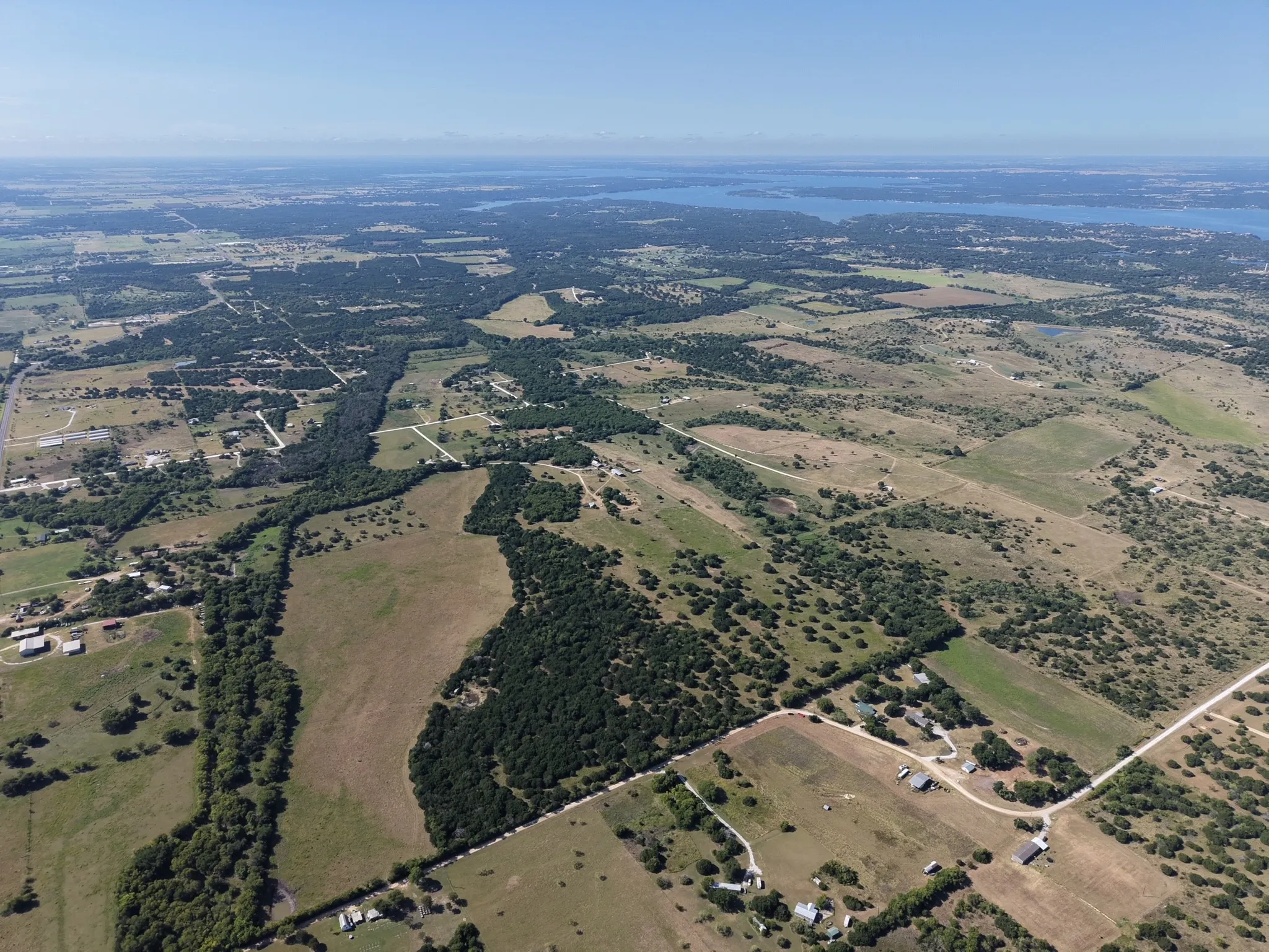 Lake Whitney in the background.