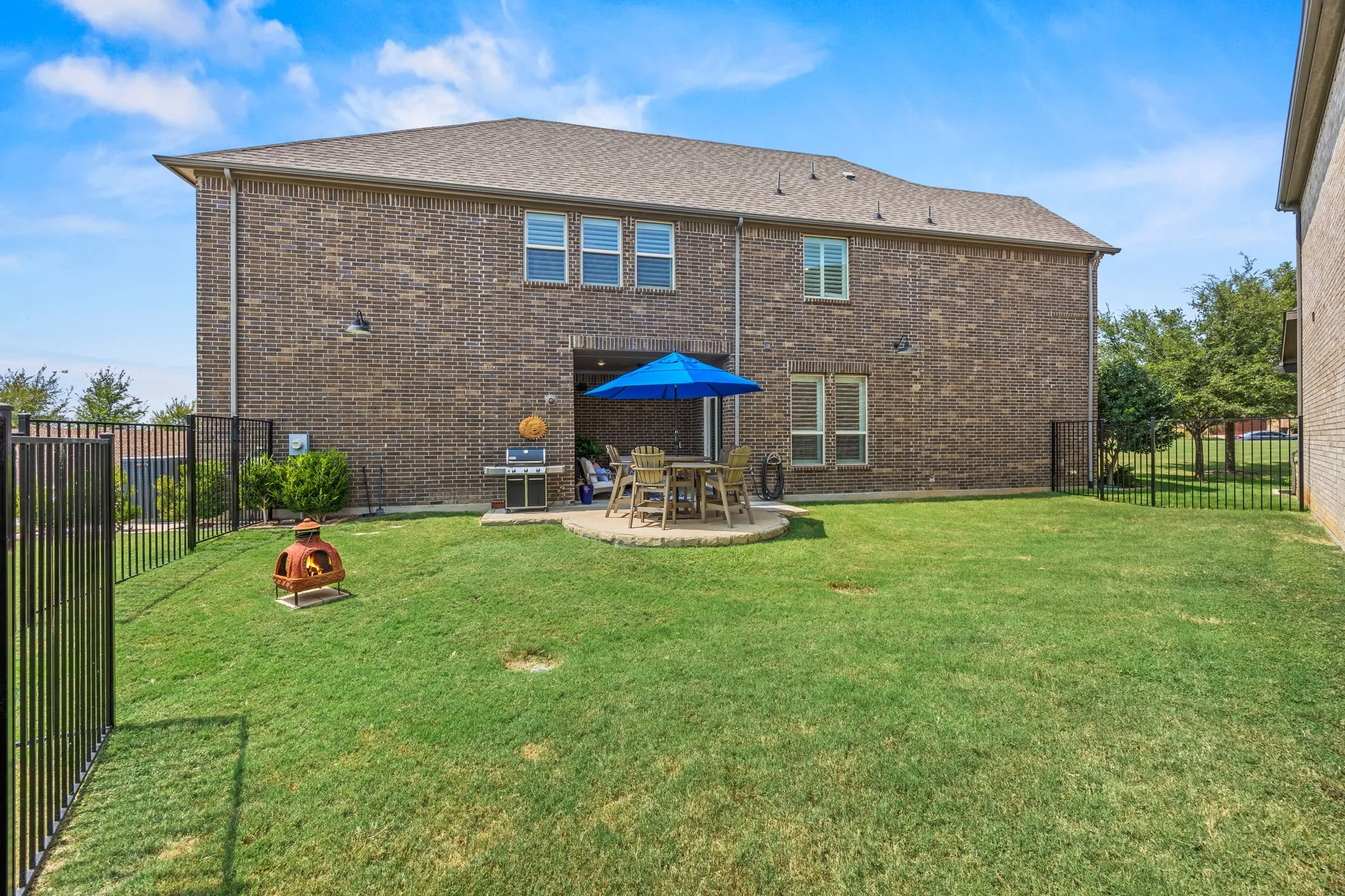 Large, fenced backyard!