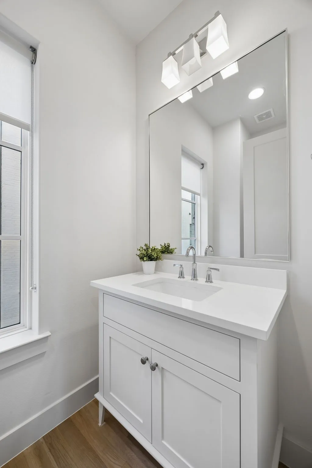 Powder bath on 2nd floor main living space