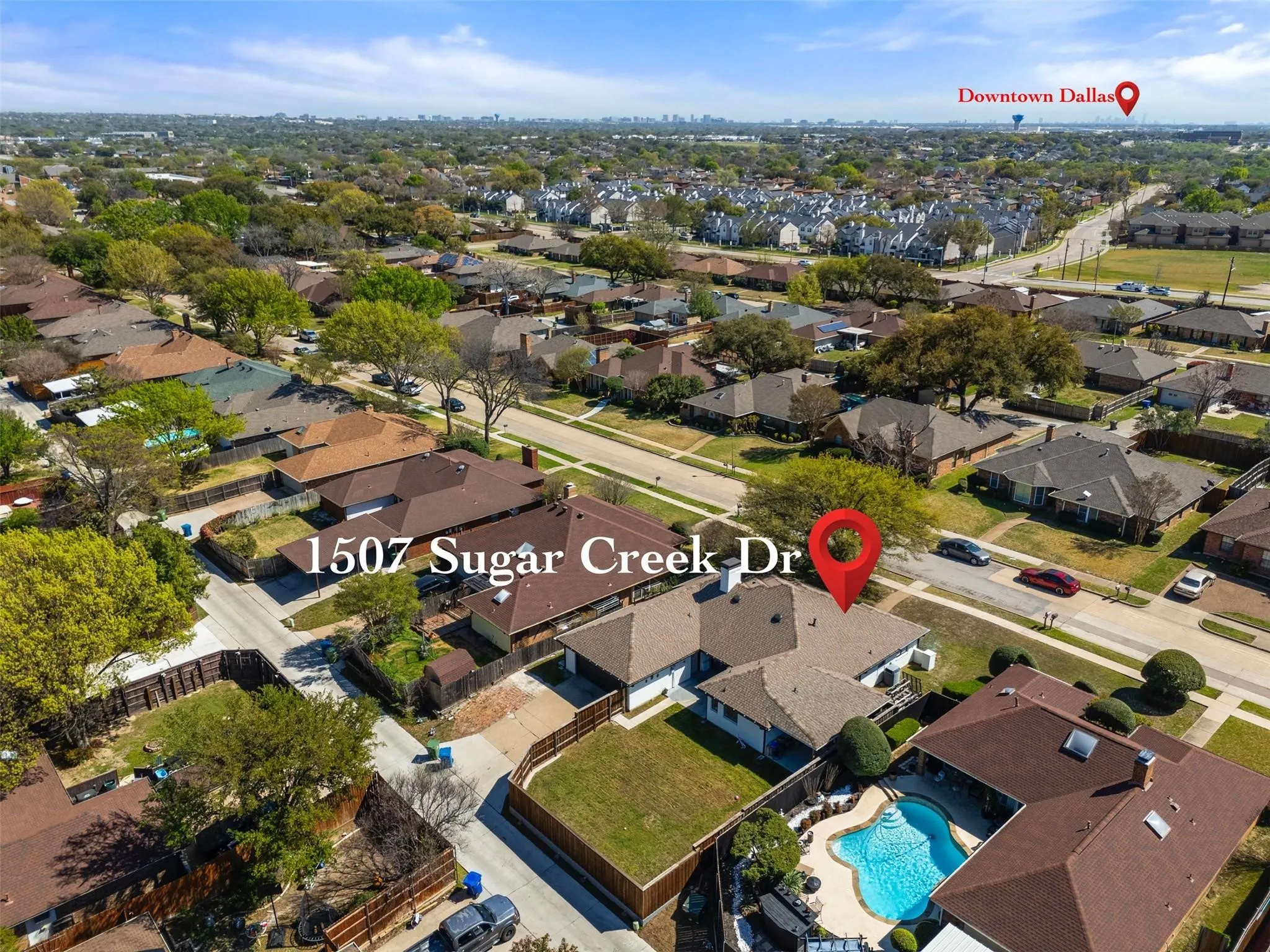 Single Family Residence For Sale in Denton County , 1507 Sugar Creek Drive, Carrollton, Texas 75007, 4 Bedrooms, 3 Bathrooms, 2 Garage spaces, 2,336 Sqft, built in 1983, Price $429,000, mls#21352889, Real Estate Agent in Carrollton, Homes For Sale in Denton county, Homes For Sale in Carrollton, Realtor in Carrollton Texas, Real Estate Brokerage Independent Realty Texas, Luminita Cordes Realtor