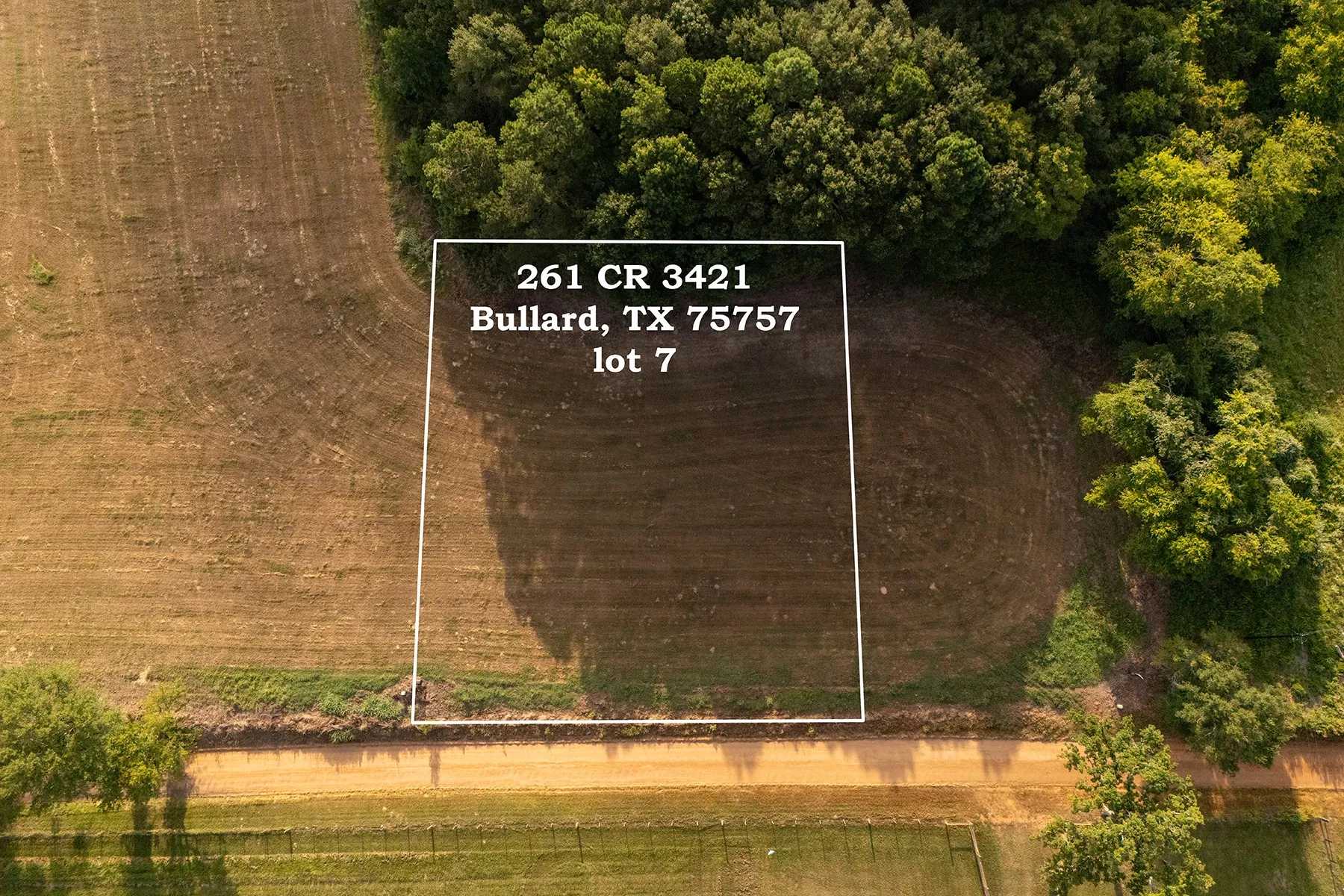 Unimproved Land For Sale in Cherokee County , 261 County Road 3421 (Lot 7), Bullard, Texas 75757, 0, 0, Garage spaces, 0 Sqft, built in 0, Price $75,000, mls#21351413, Real Estate Agent in Bullard, Homes For Sale in Cherokee county, Homes For Sale in Bullard, Realtor in Bullard Texas, Real Estate Brokerage Independent Realty Texas, Luminita Cordes Realtor