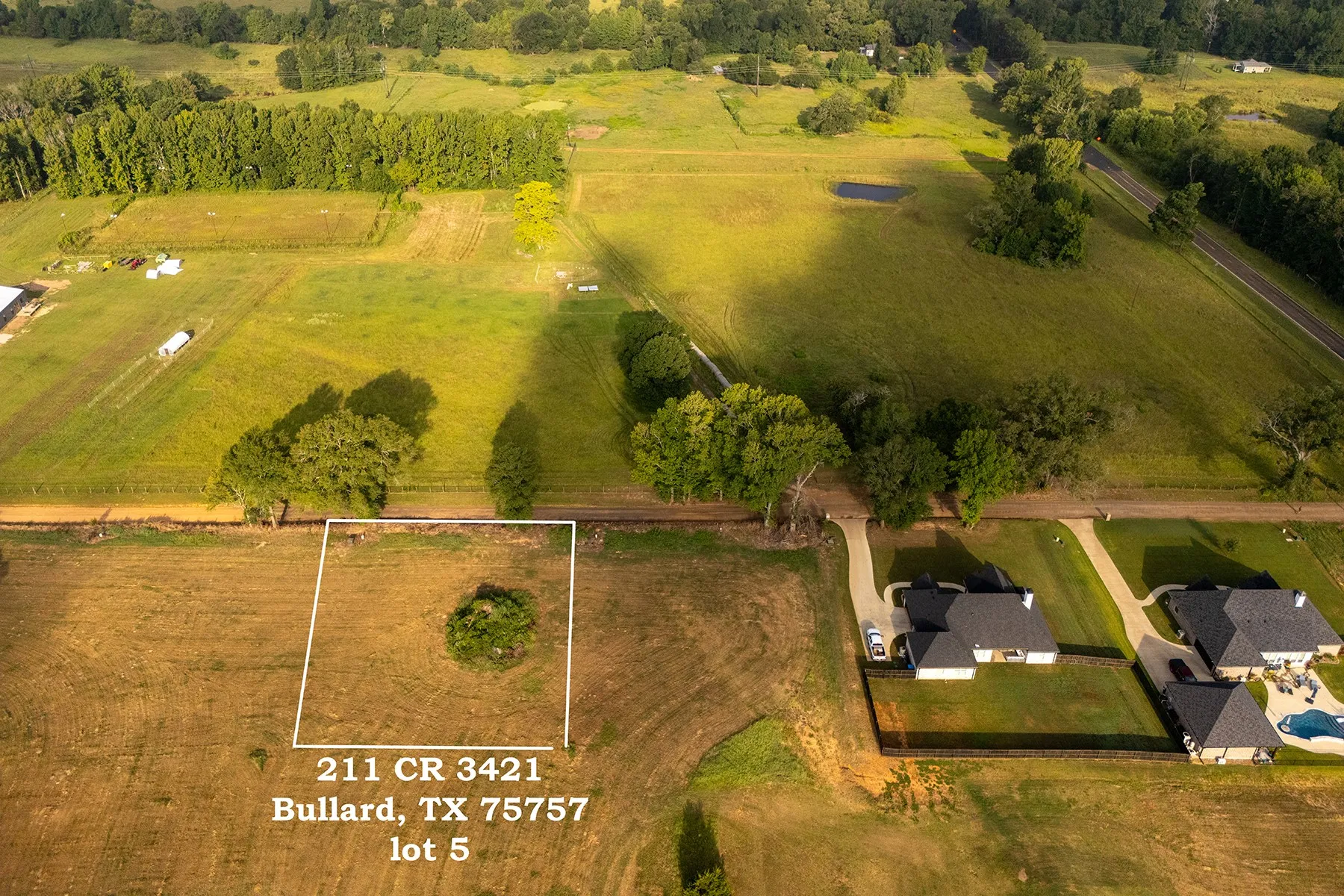 Unimproved Land For Sale in Cherokee County , 211 County Road 3421 (Lot 5), Bullard, Texas 75757, 0, 0, Garage spaces, 0 Sqft, built in 0, Price $75,000, mls#21351353, Real Estate Agent in Bullard, Homes For Sale in Cherokee county, Homes For Sale in Bullard, Realtor in Bullard Texas, Real Estate Brokerage Independent Realty Texas, Luminita Cordes Realtor