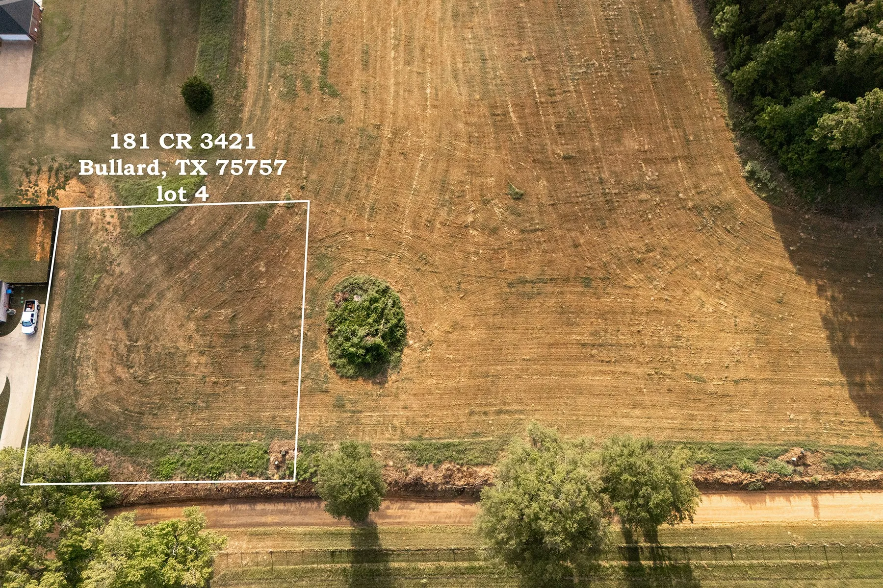 Unimproved Land For Sale in Cherokee County , 181 County Road 3421 (Lot 4), Bullard, Texas 75757, 0, 0, Garage spaces, 0 Sqft, built in 0, Price $75,000, mls#21351334, Real Estate Agent in Bullard, Homes For Sale in Cherokee county, Homes For Sale in Bullard, Realtor in Bullard Texas, Real Estate Brokerage Independent Realty Texas, Luminita Cordes Realtor