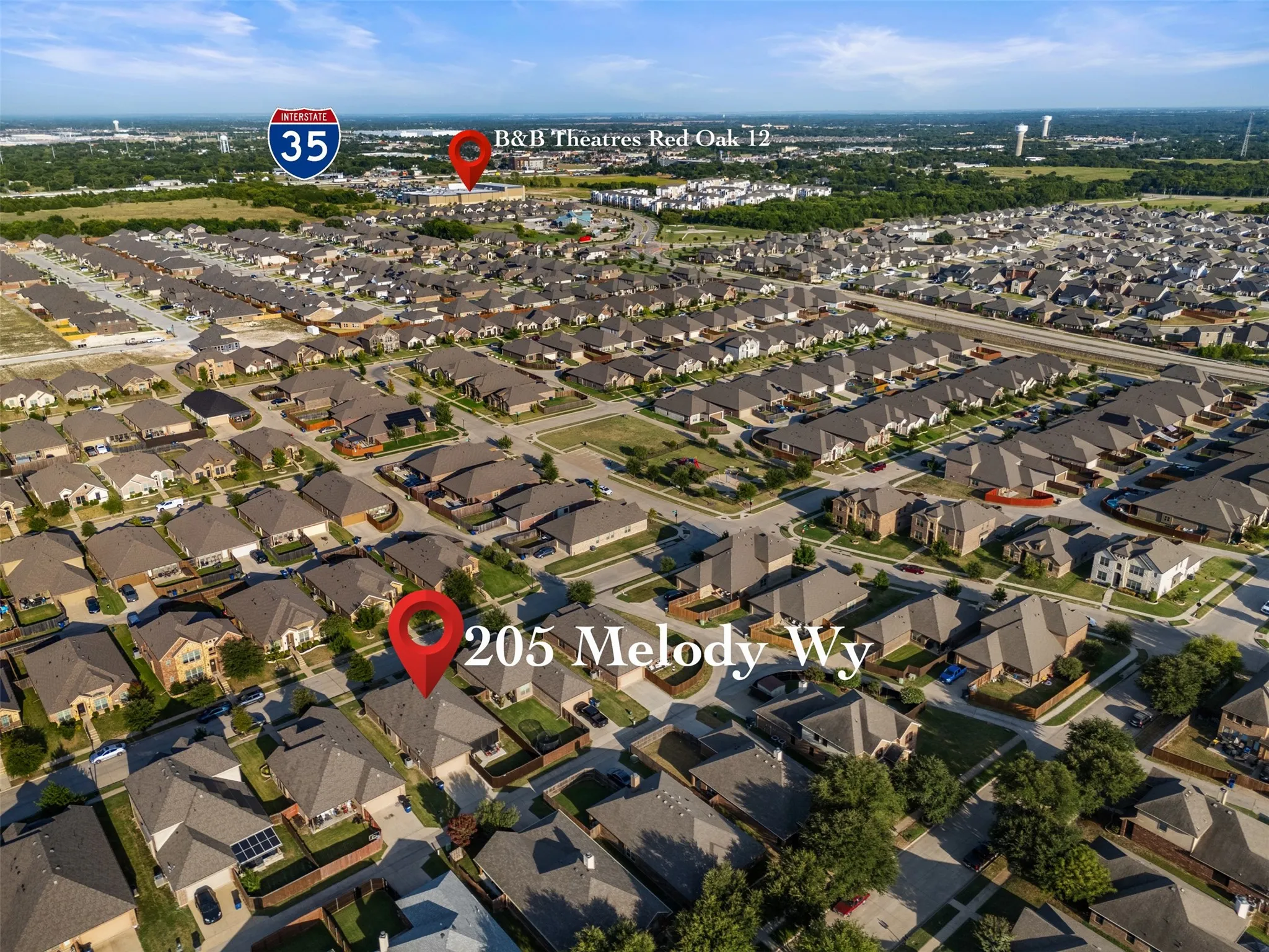 Single Family Residence For Sale in Ellis County , 205 Melody Way, Red Oak, Texas 75154, 4 Bedroom, 2 Bathroom, 2 Garage spaces, 2,010 Sqft, built in 2018, mls#21350496, Real Estate Agent in Red Oak, Homes For Sale in Ellis county, Homes For Sale in Red Oak, Realtor in Red Oak Texas, Real Estate Brokerage Independent Realty Texas, Luminita Cordes Realtor