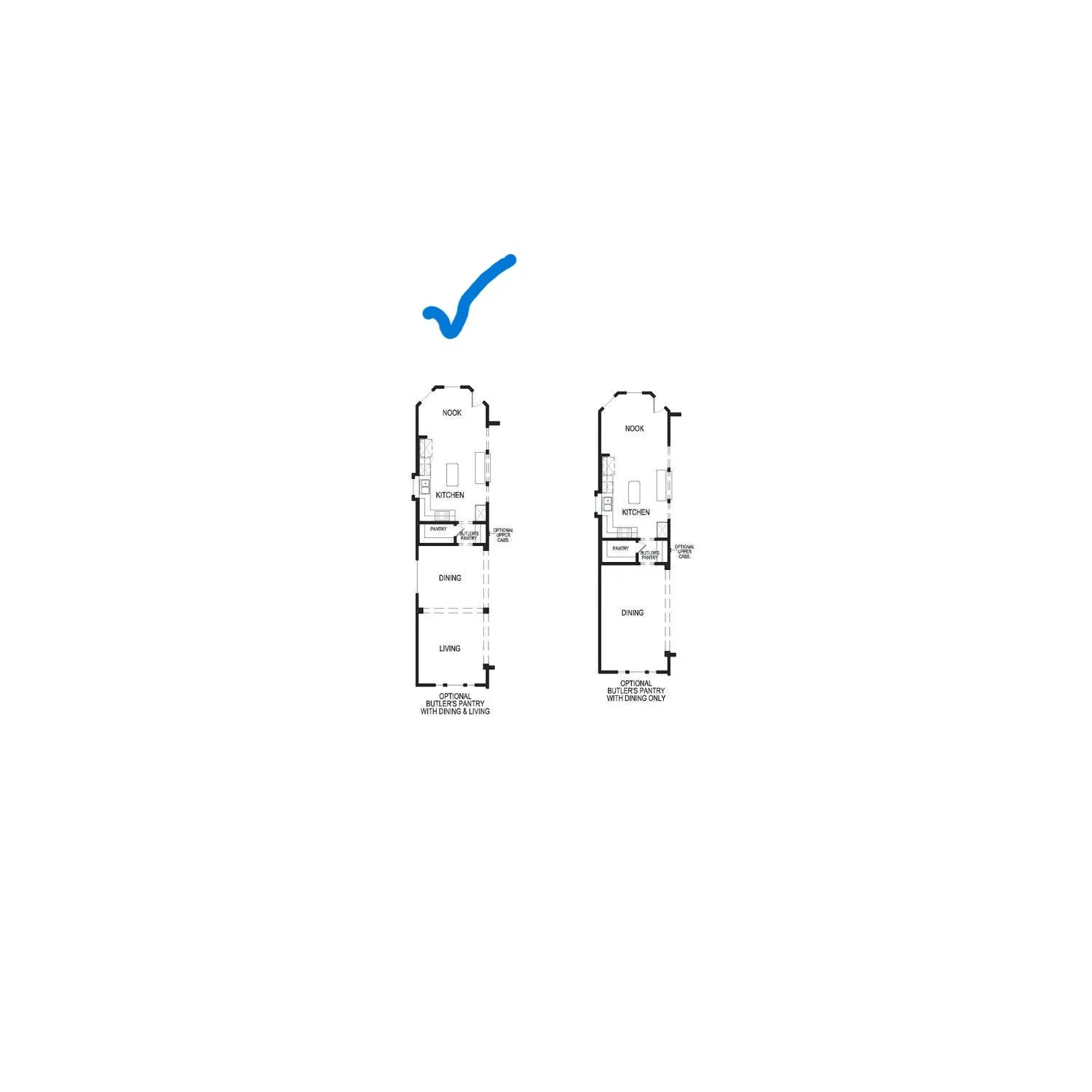 Floor plan with living room
