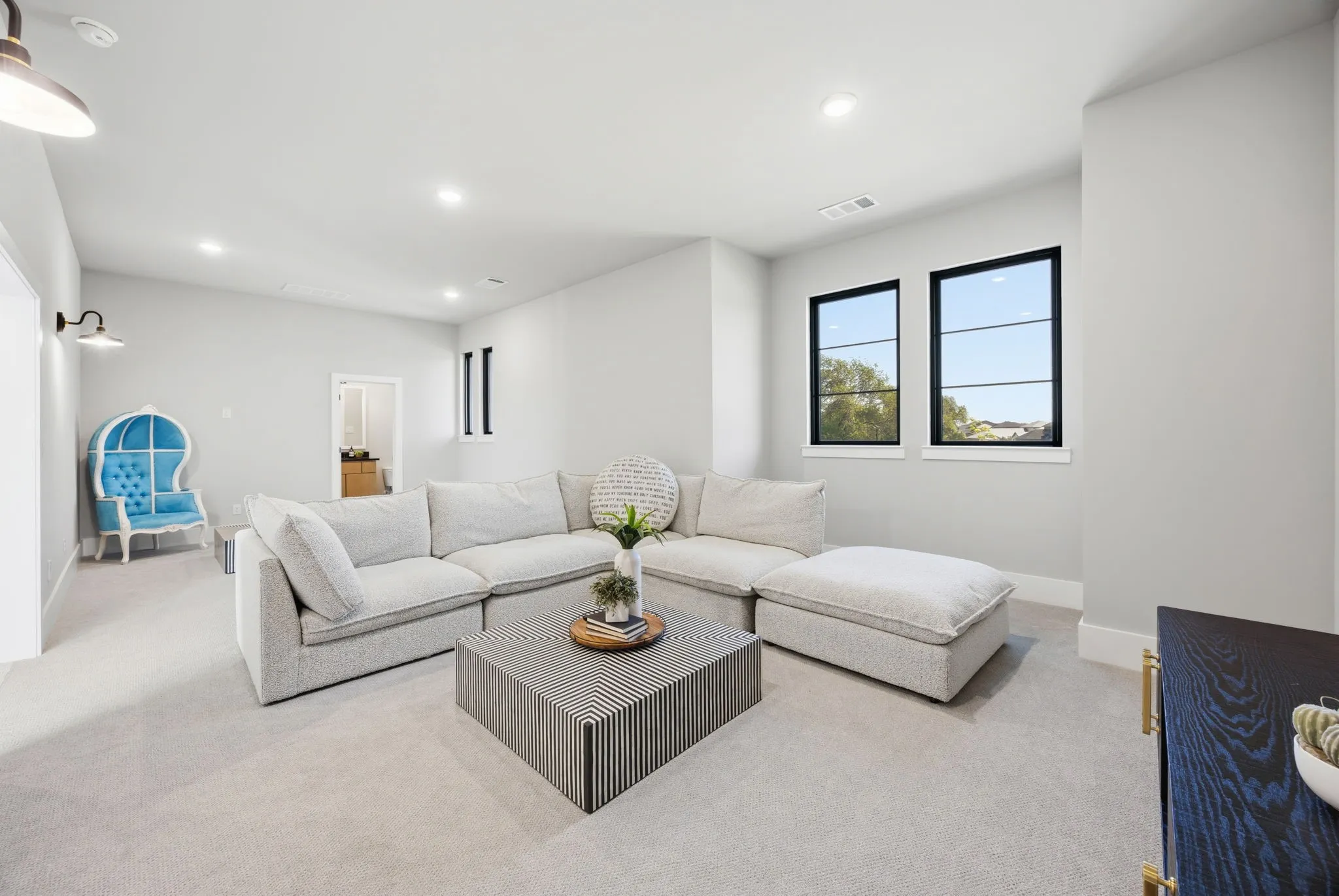 MASSIVE upstairs playroom/gameroom/ media