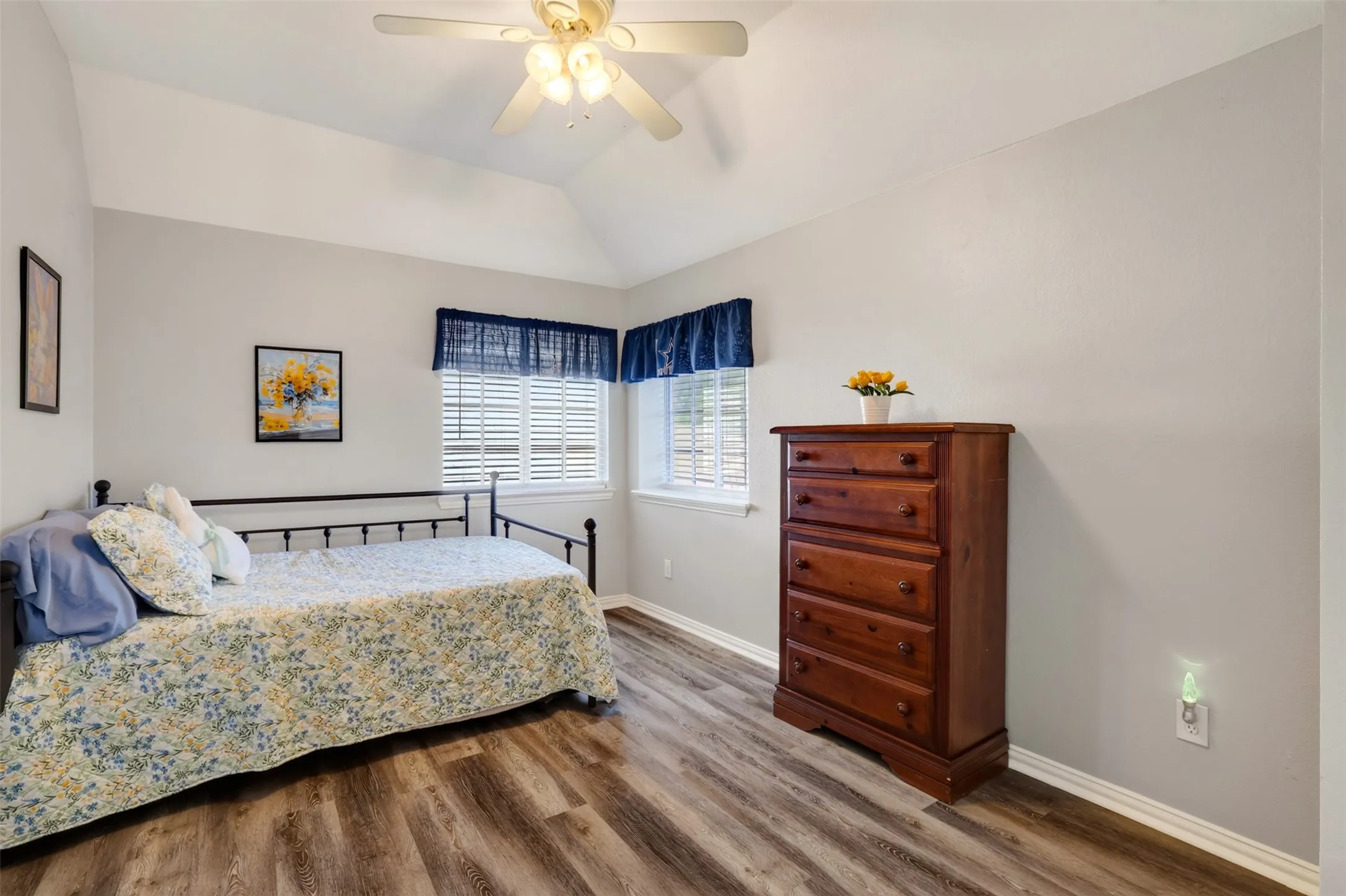 Bedroom #5 with its own bath off the game room.