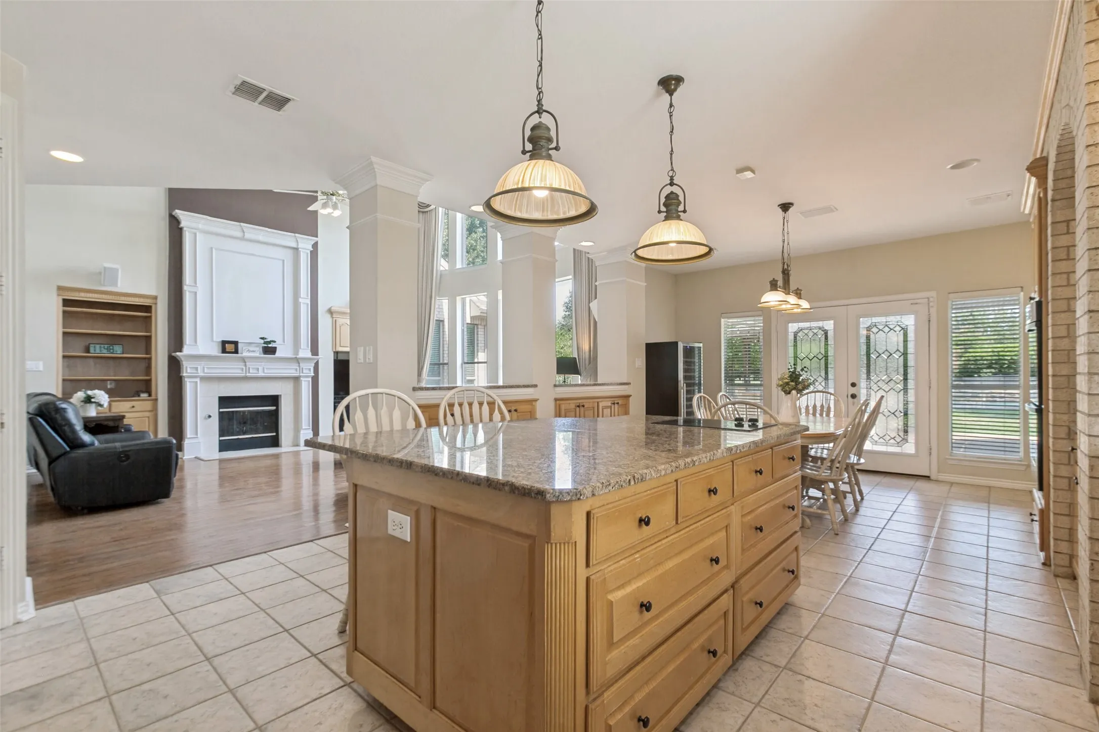 A kitchen ready for the family get together