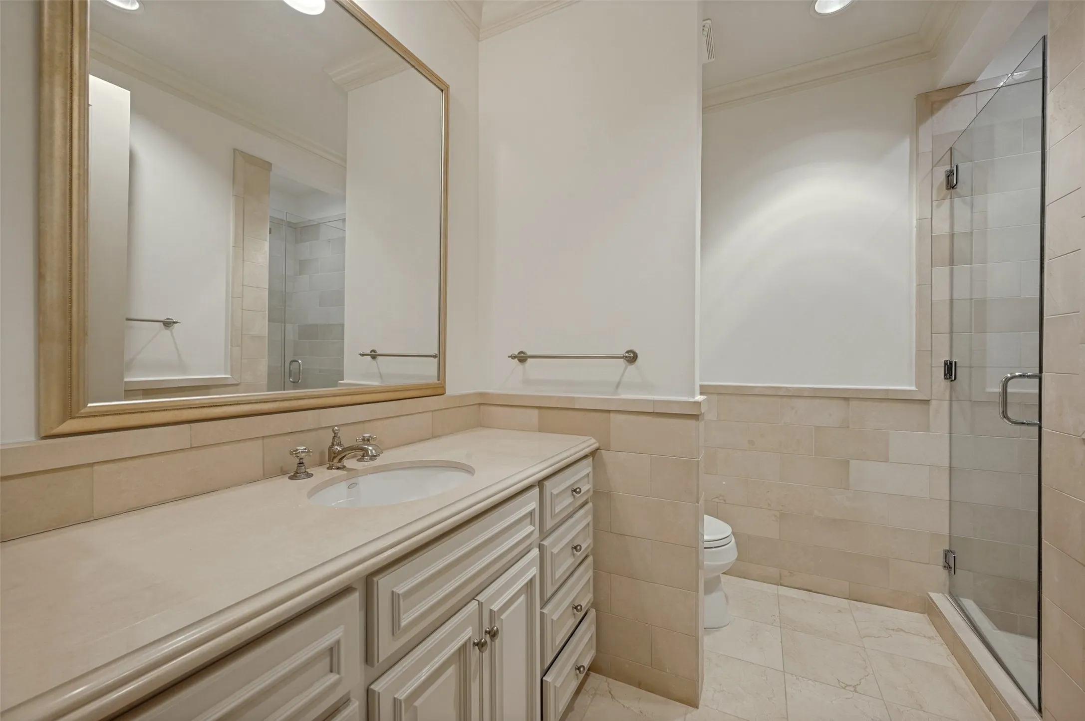 View from door of ensuite bath in second bedroom
