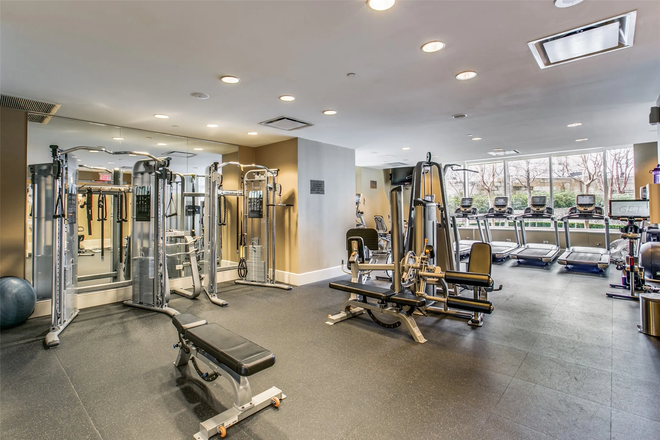 State of the art fitness center available to all residents