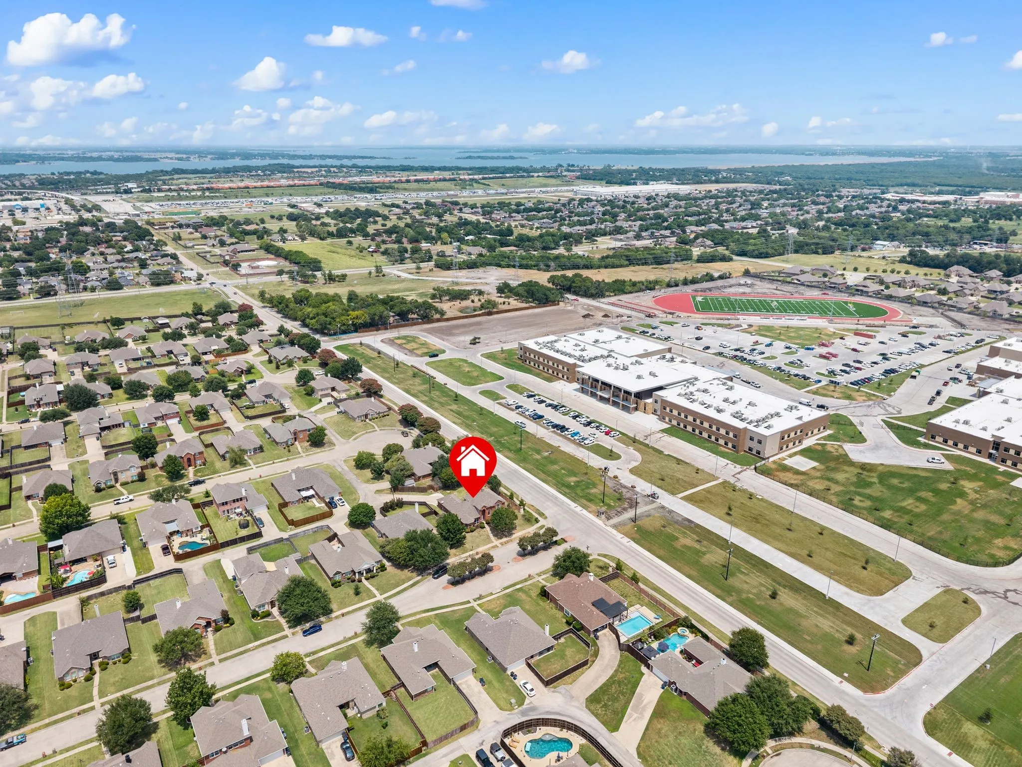 Walk across the street to the NEW Hampton Intermediate or Parker Jr. High!