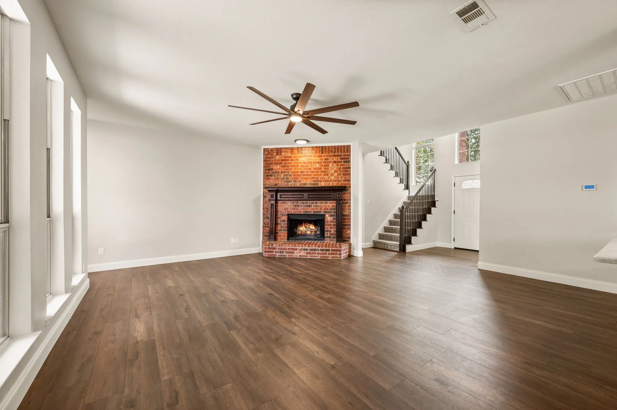 Open Living Room to Kitchen for easy entertaining.