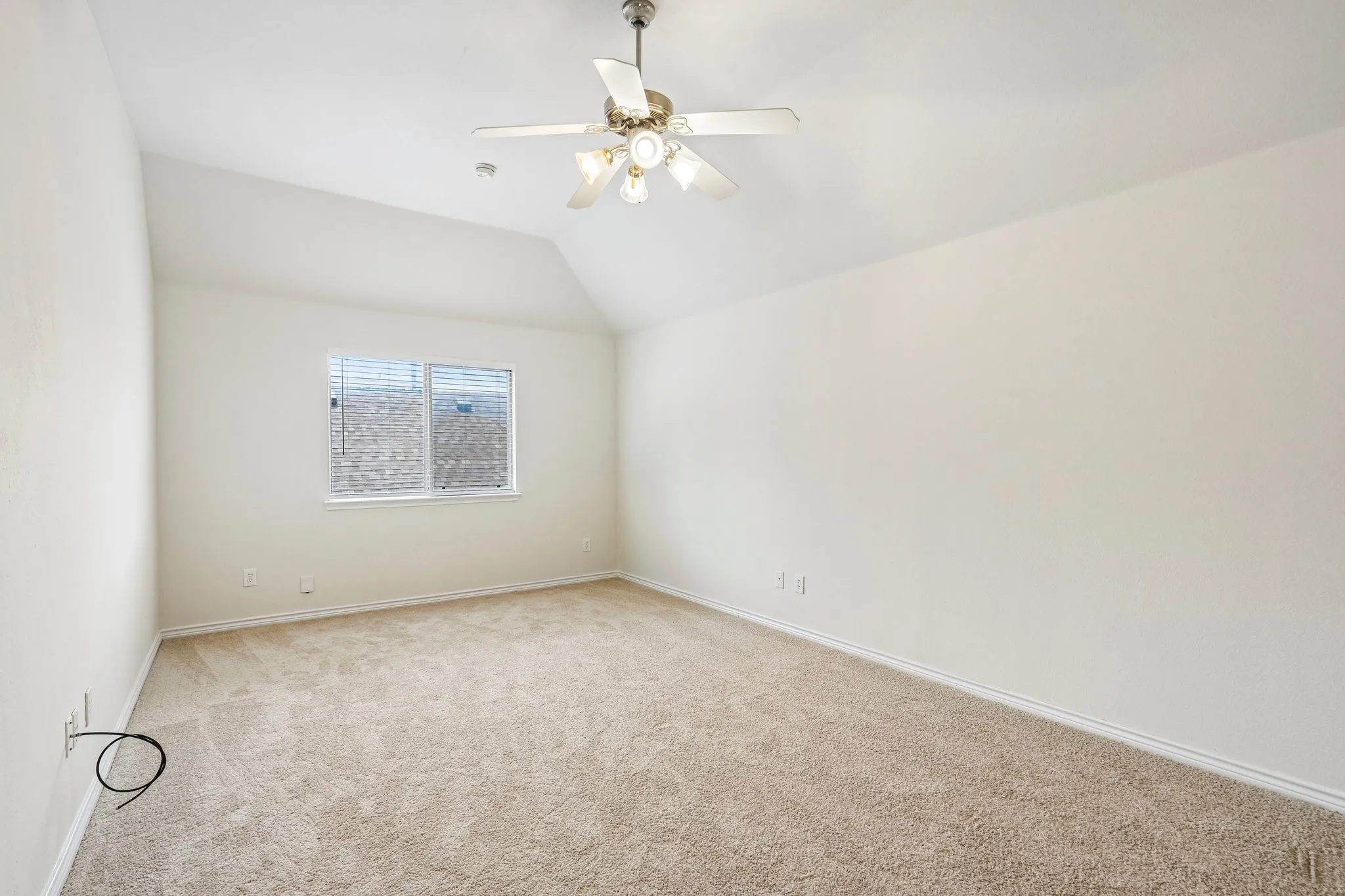 Spacious and Bright Game Room with New Carpet
