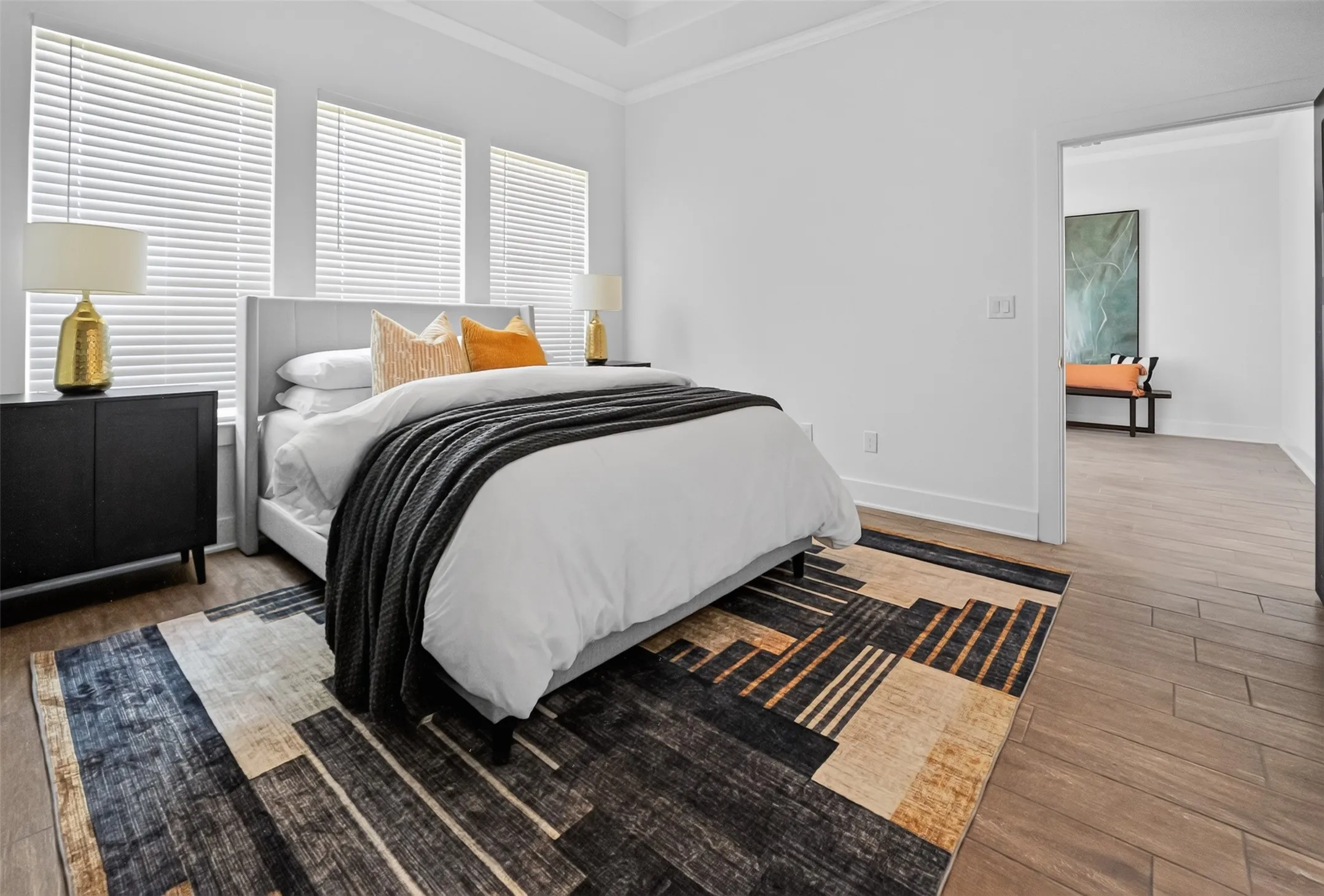 Secondary Bedroom with full bathroom
