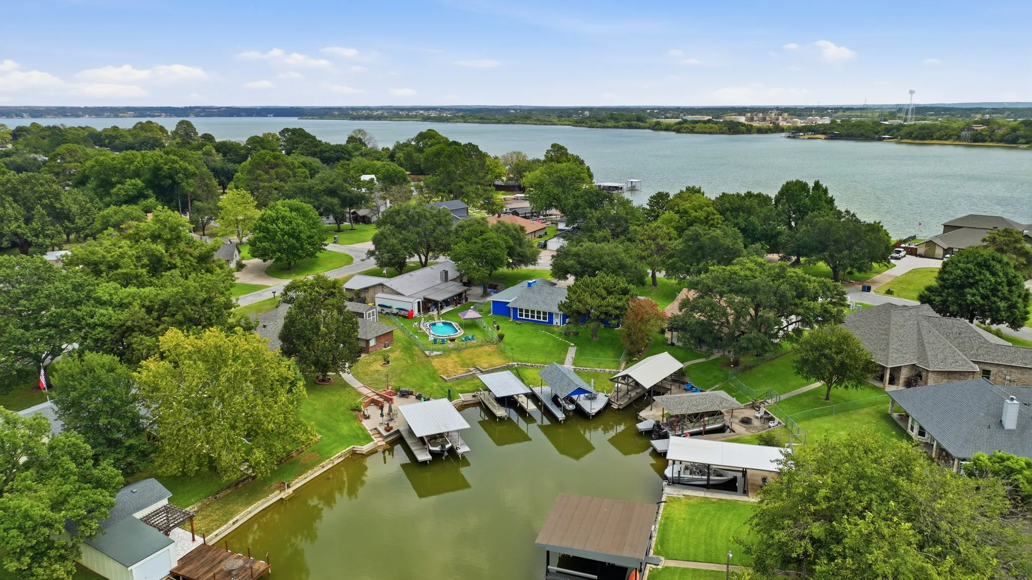 Easy access to main body of lake.