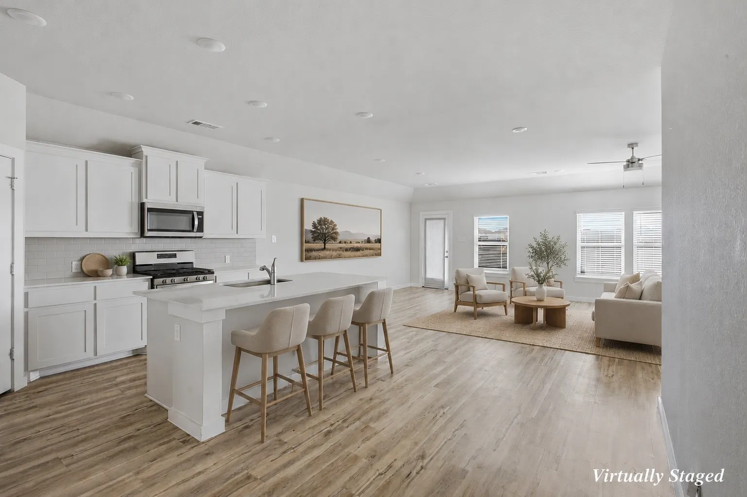 Spacious kitchen with all appliances included