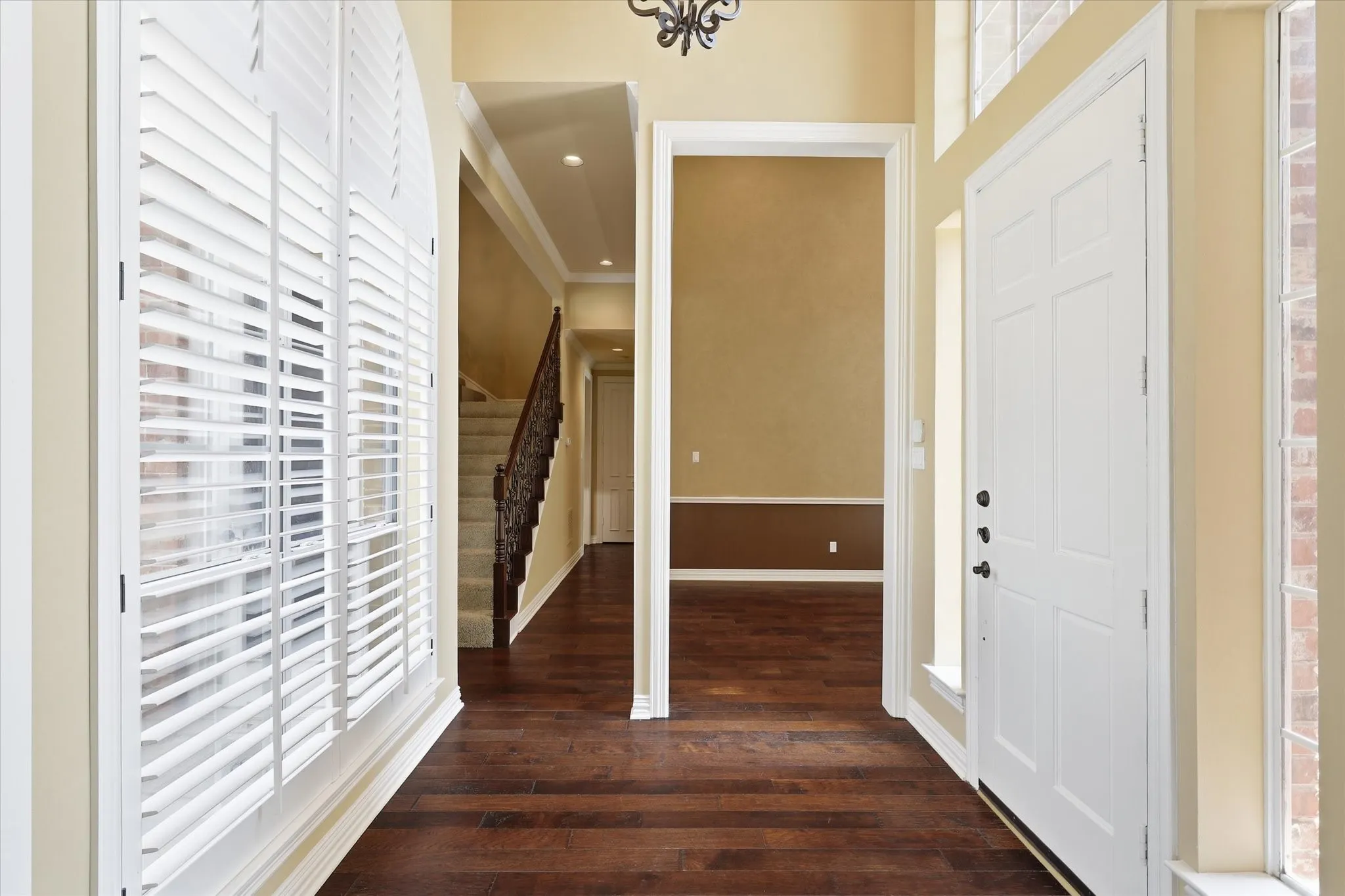 The formal dining room is perfectly positioned for holiday gatherings, dinner parties or everyday meals, with an easy flow into the kitchen and main living areas.