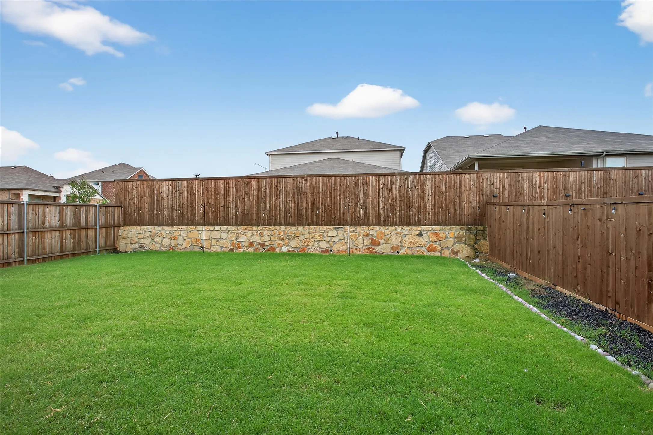 Fenced in Backyard