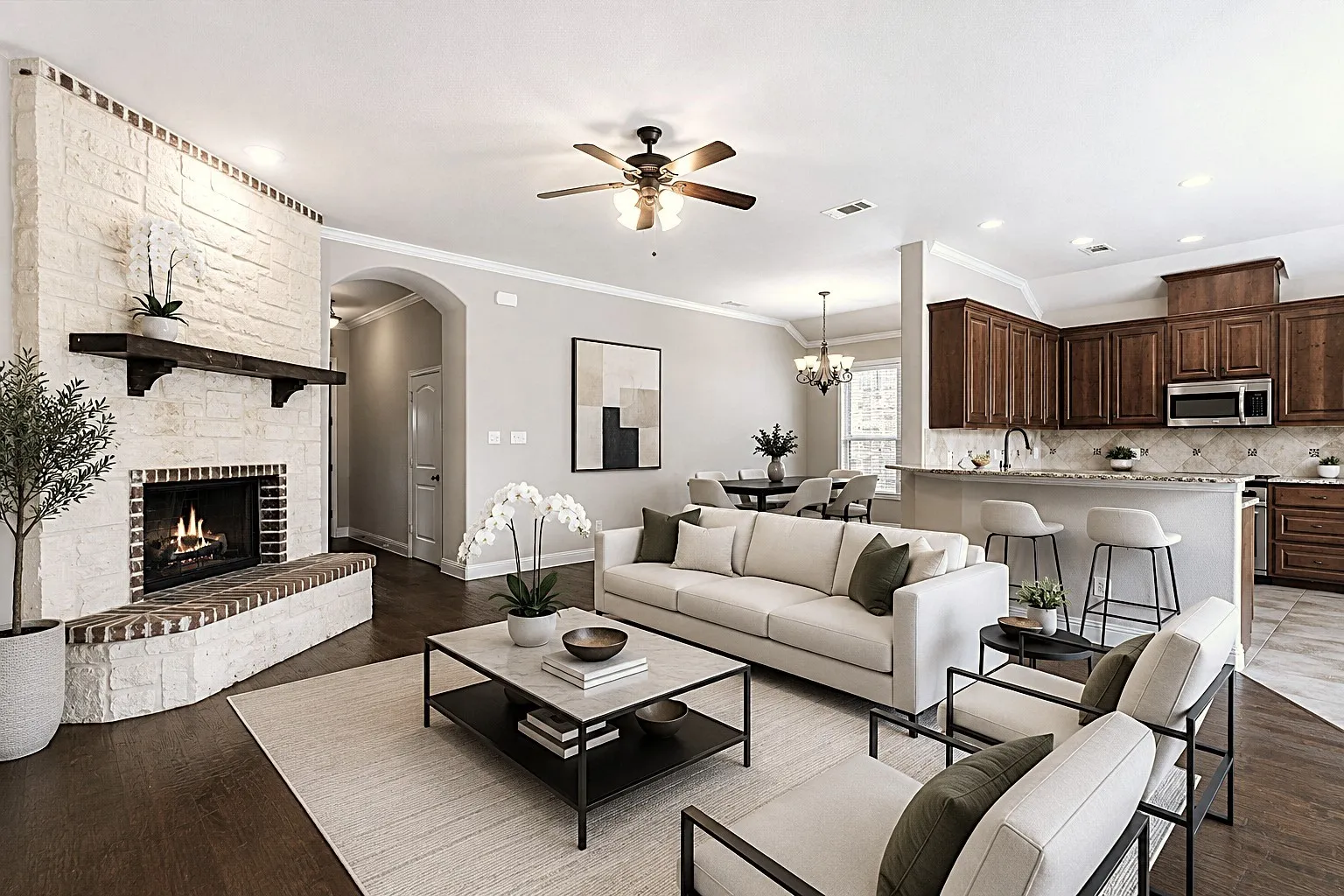 Virtual staging