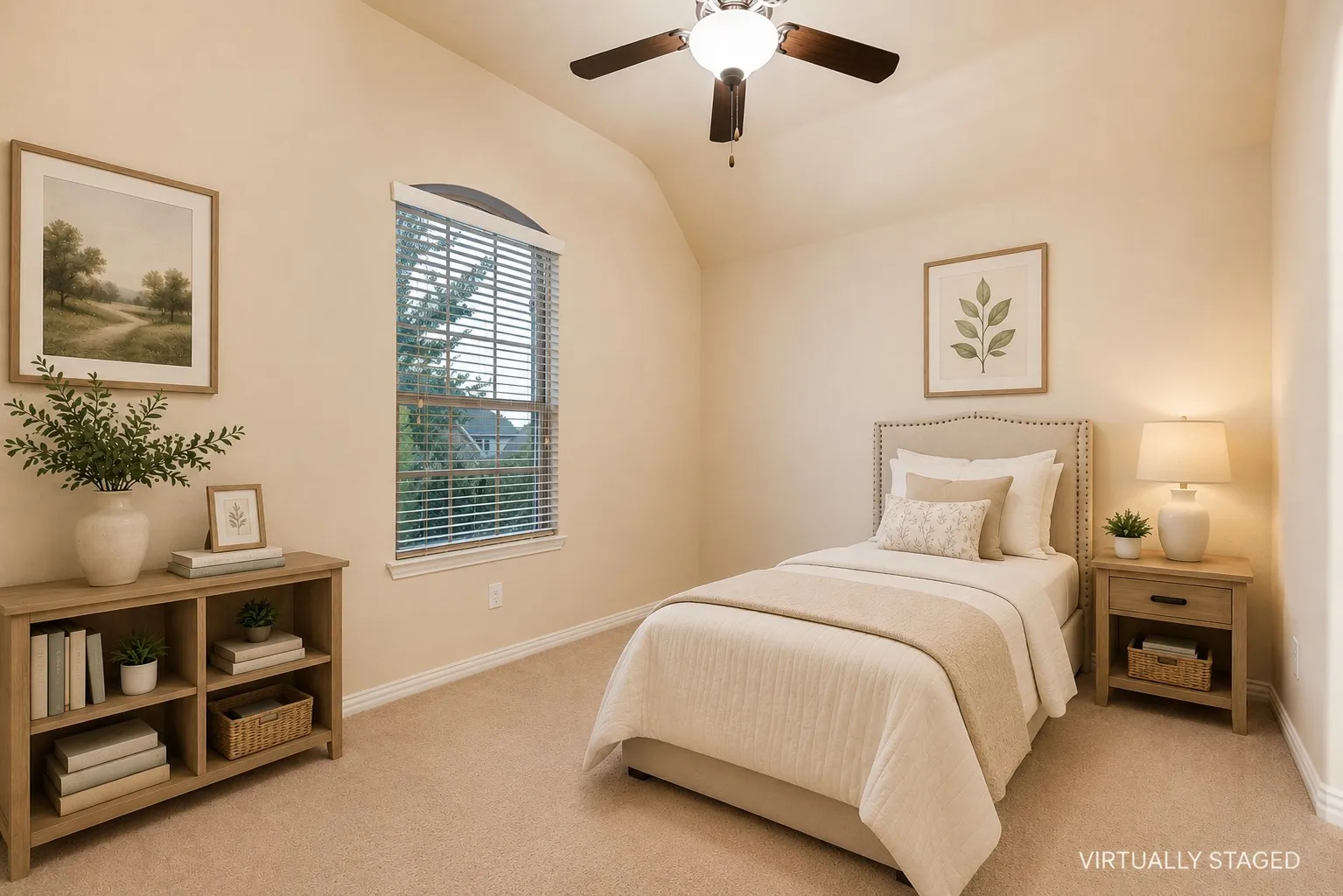 Bedroom - virtually staged