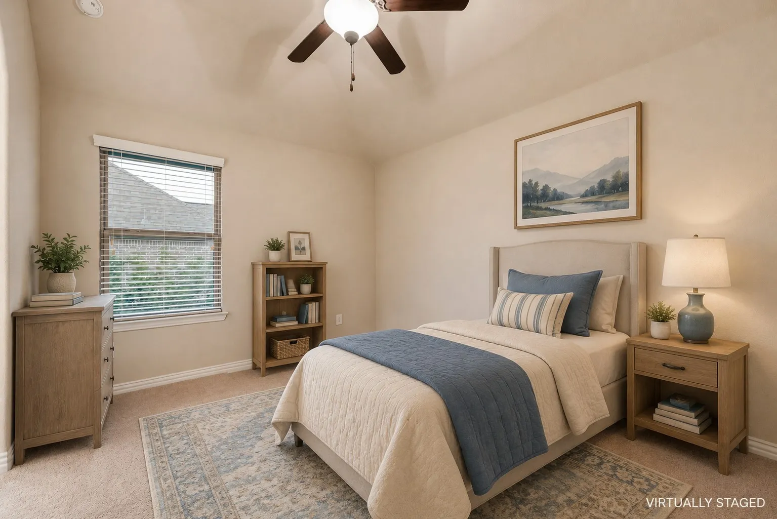 Bedroom - virtually staged
