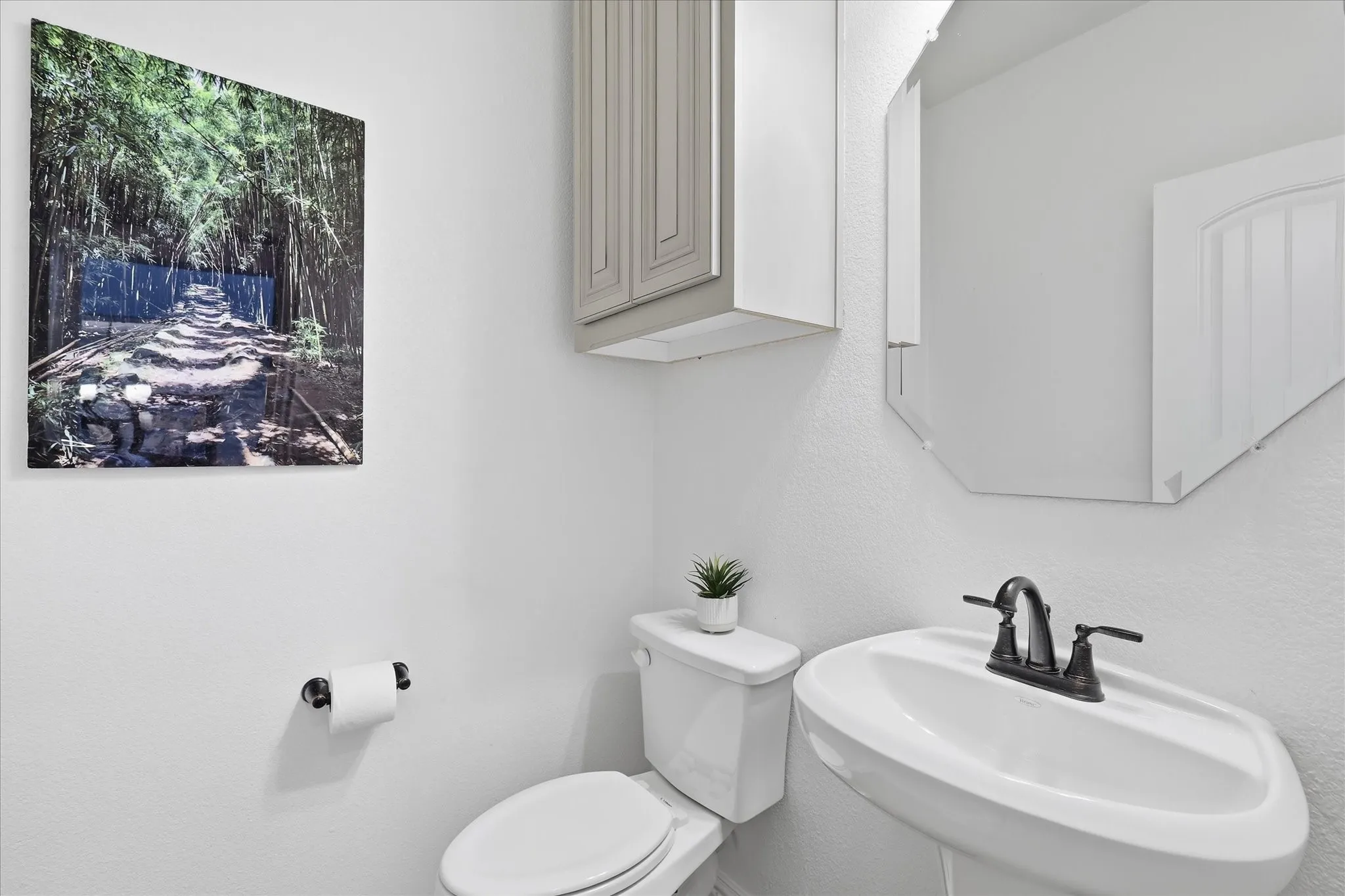 Main floor half bath