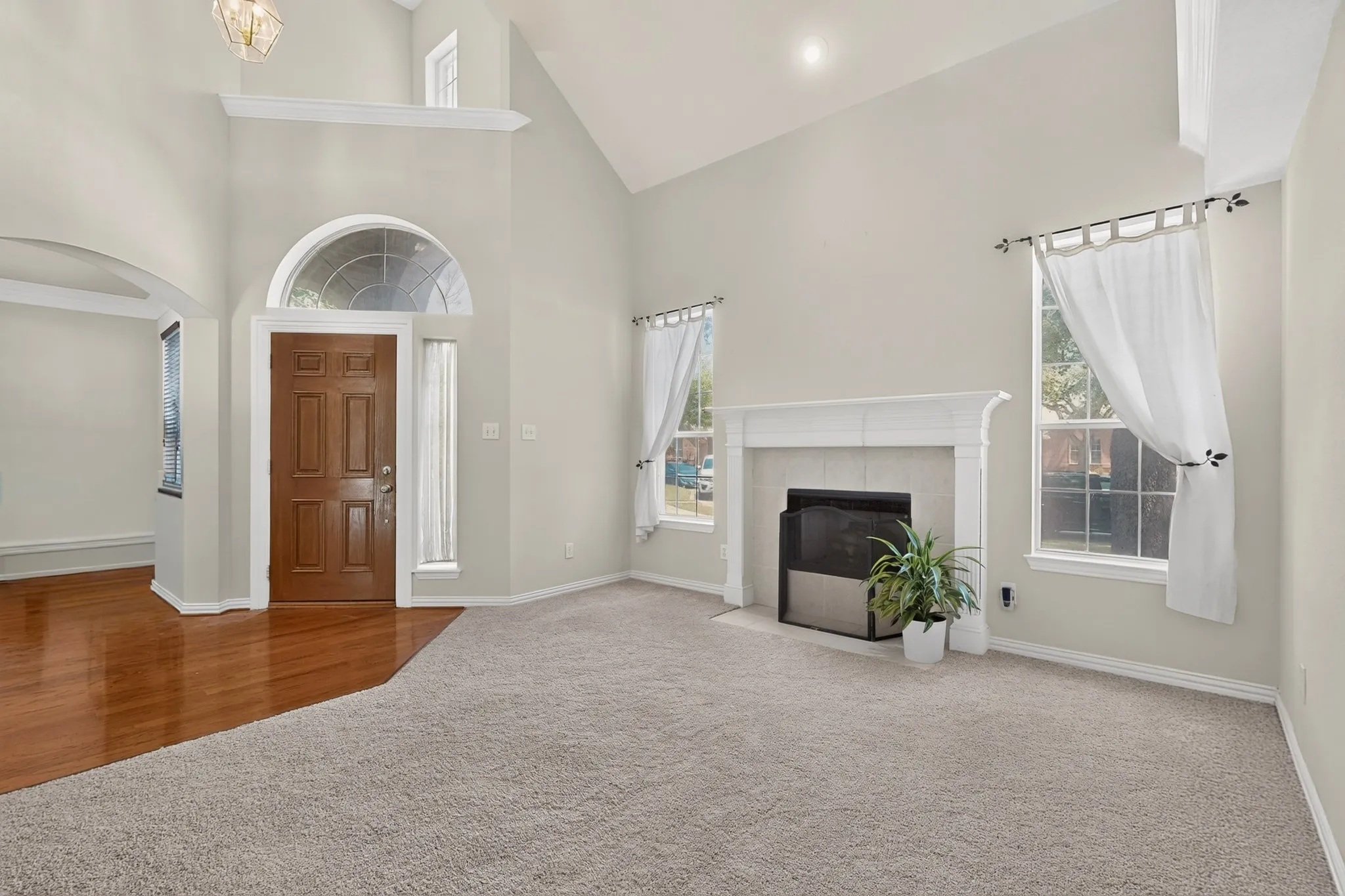Living room with plenty of space