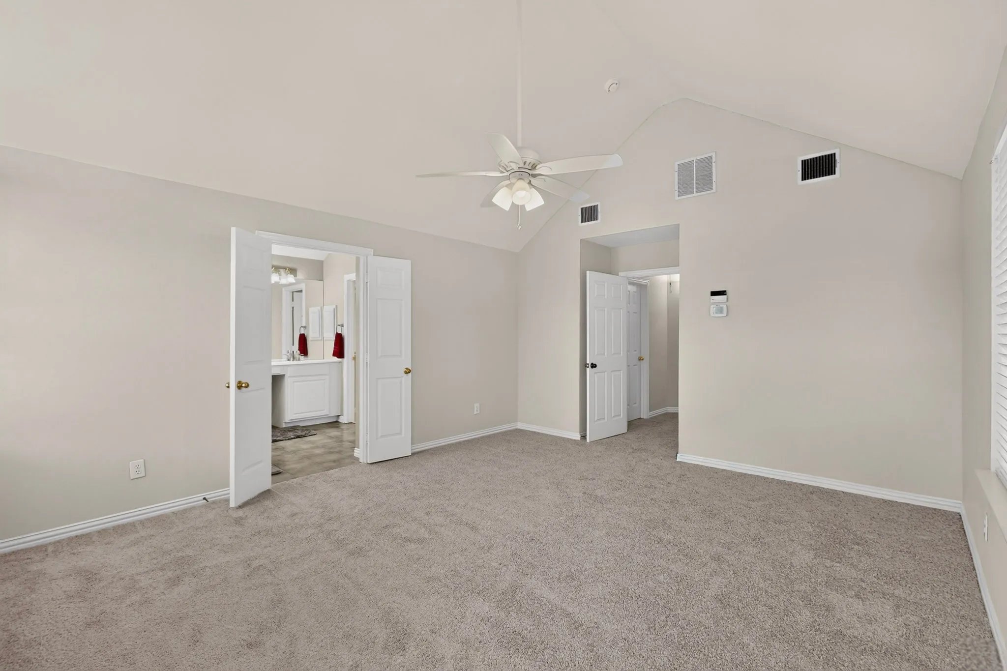 Large primary bedroom