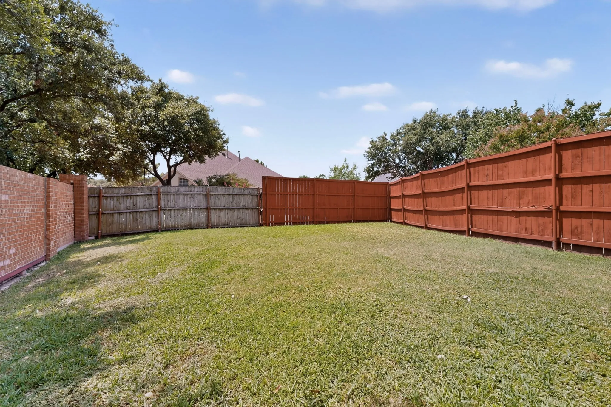 Oversized lot, offering more outdoor space and privacy