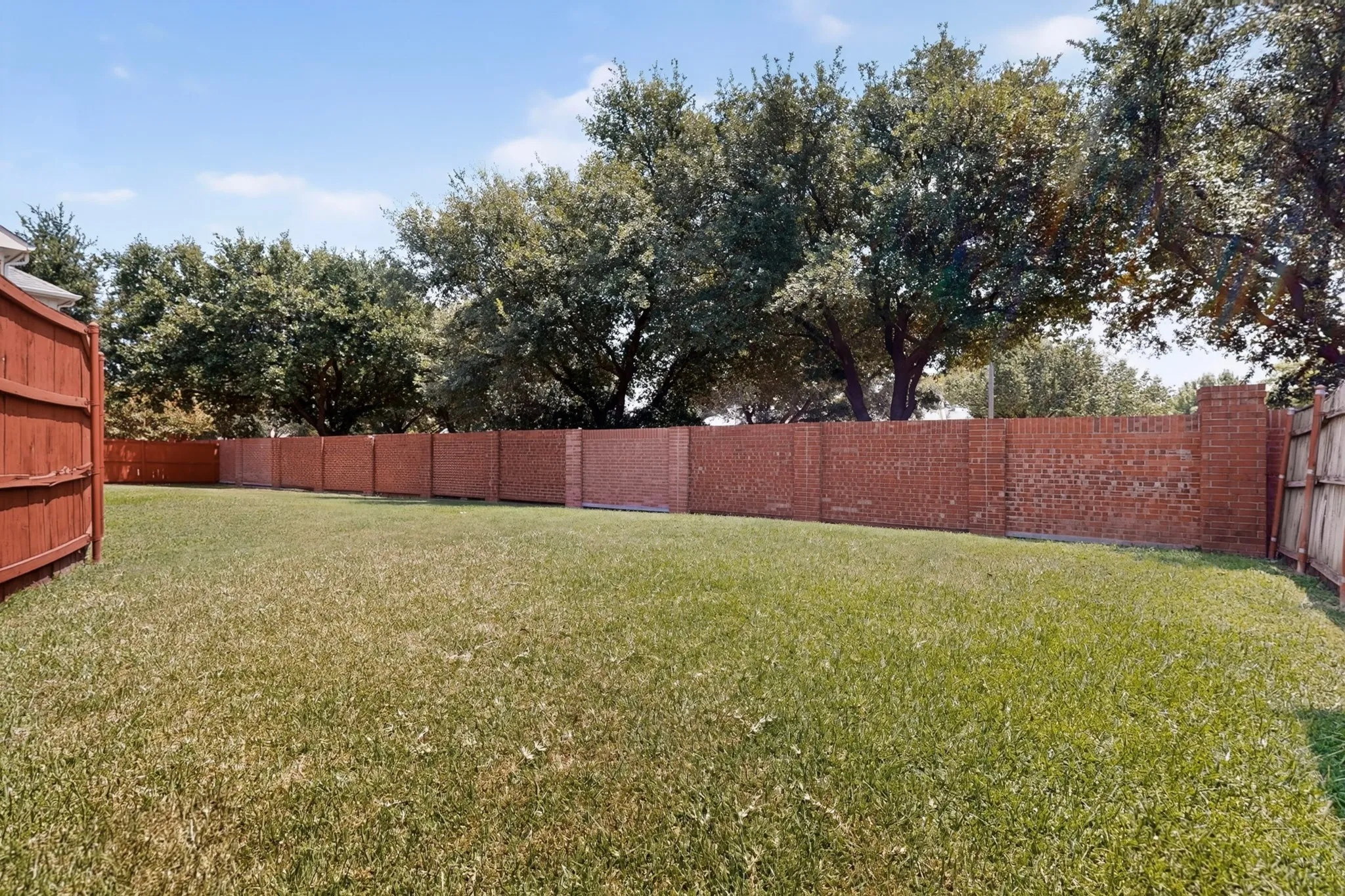 Oversized lot, offering more outdoor space and privacy