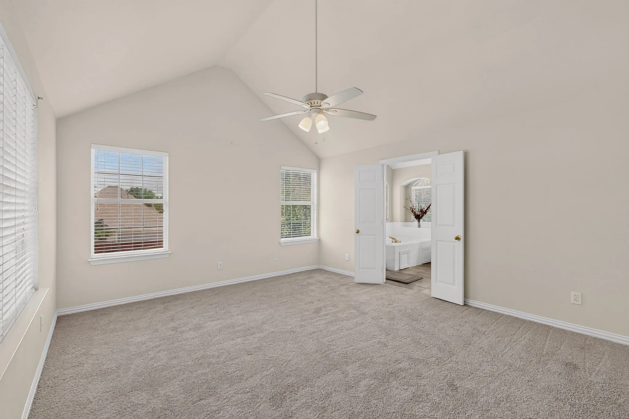 Large primary bedroom