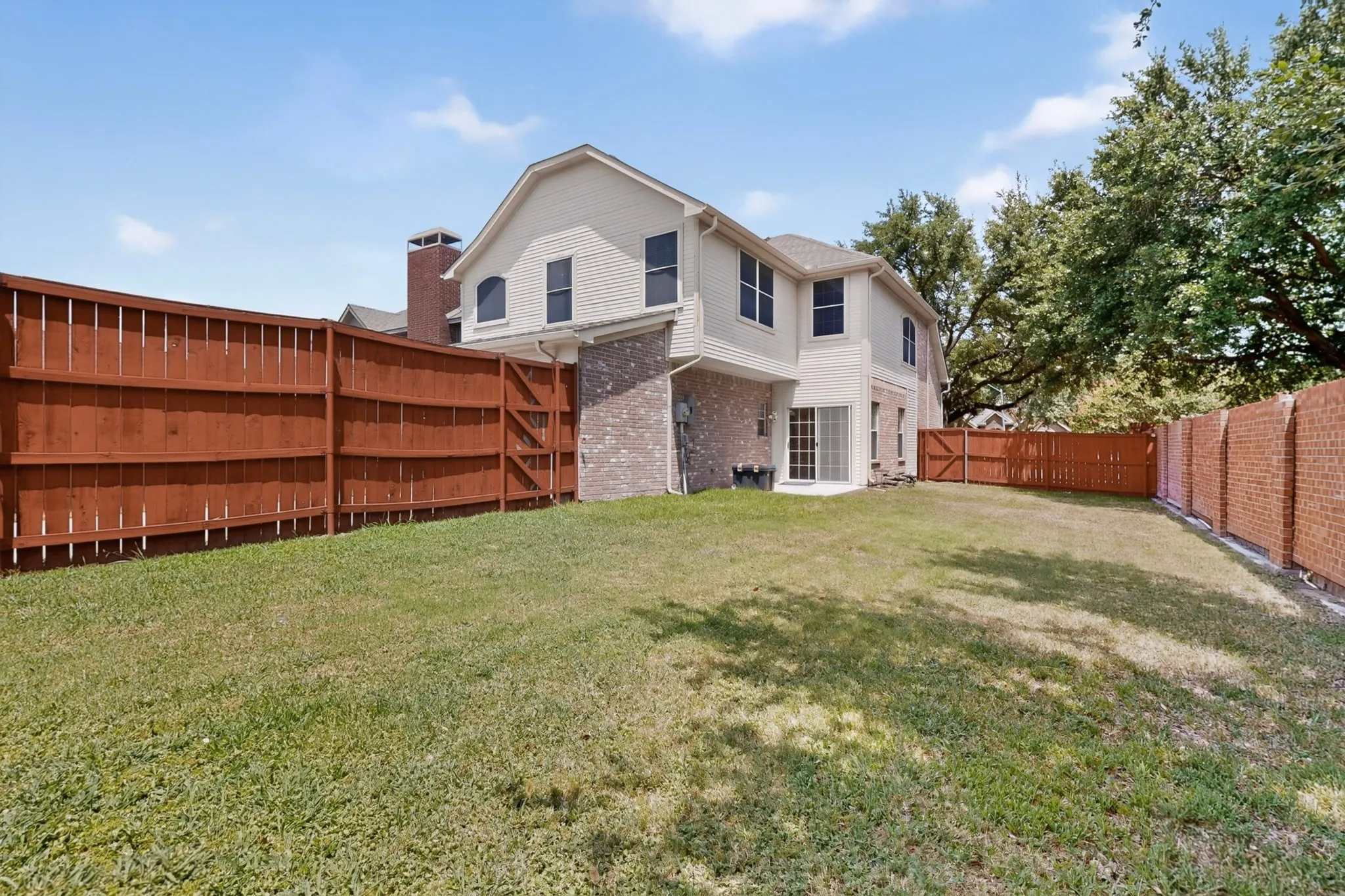 Oversized lot, offering more outdoor space and privacy