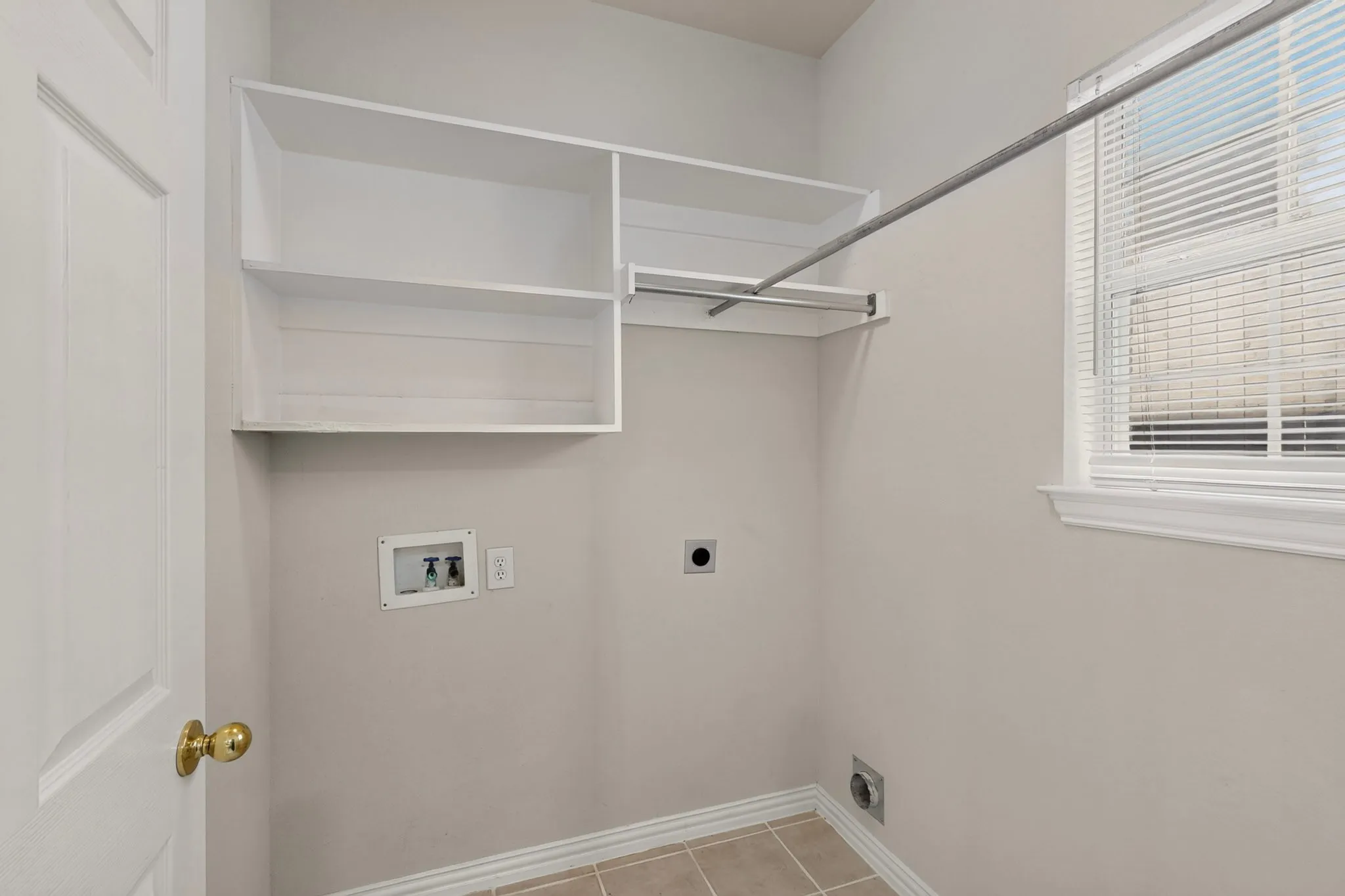 Separate laundry room