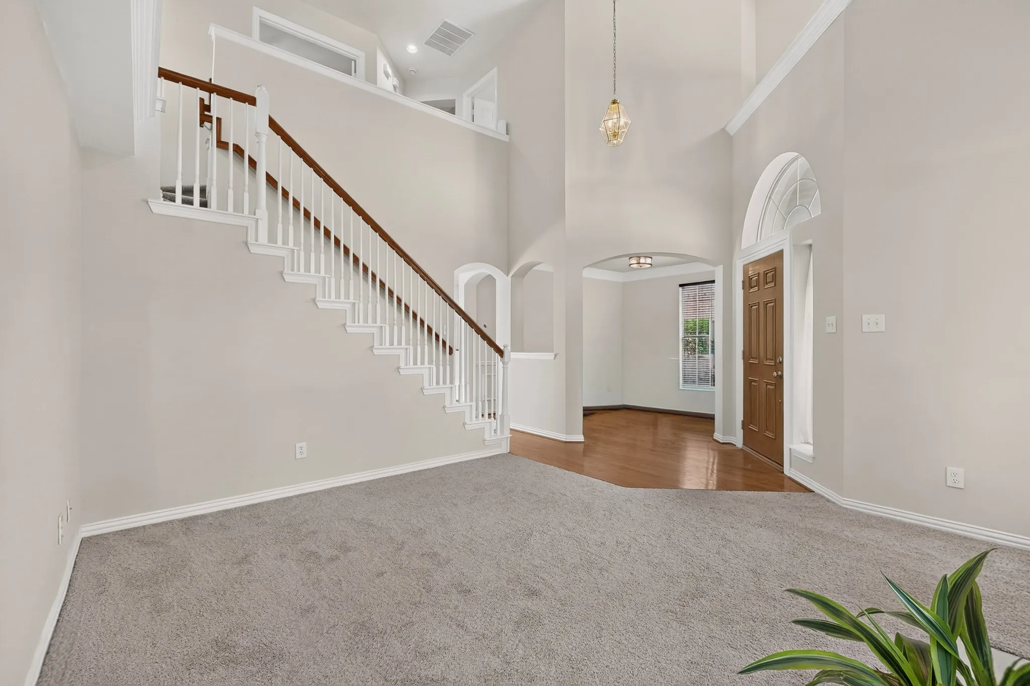 Living room with plenty of natural sunlight