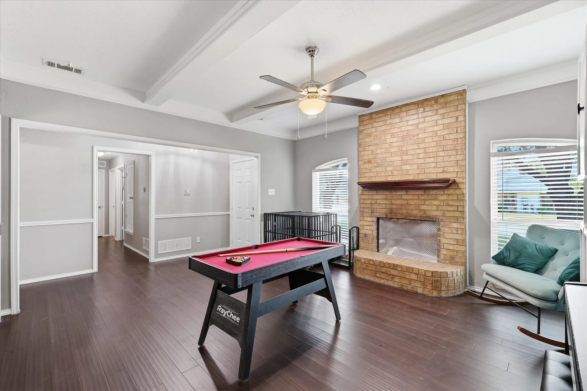 Open living or flex space upon entry.
