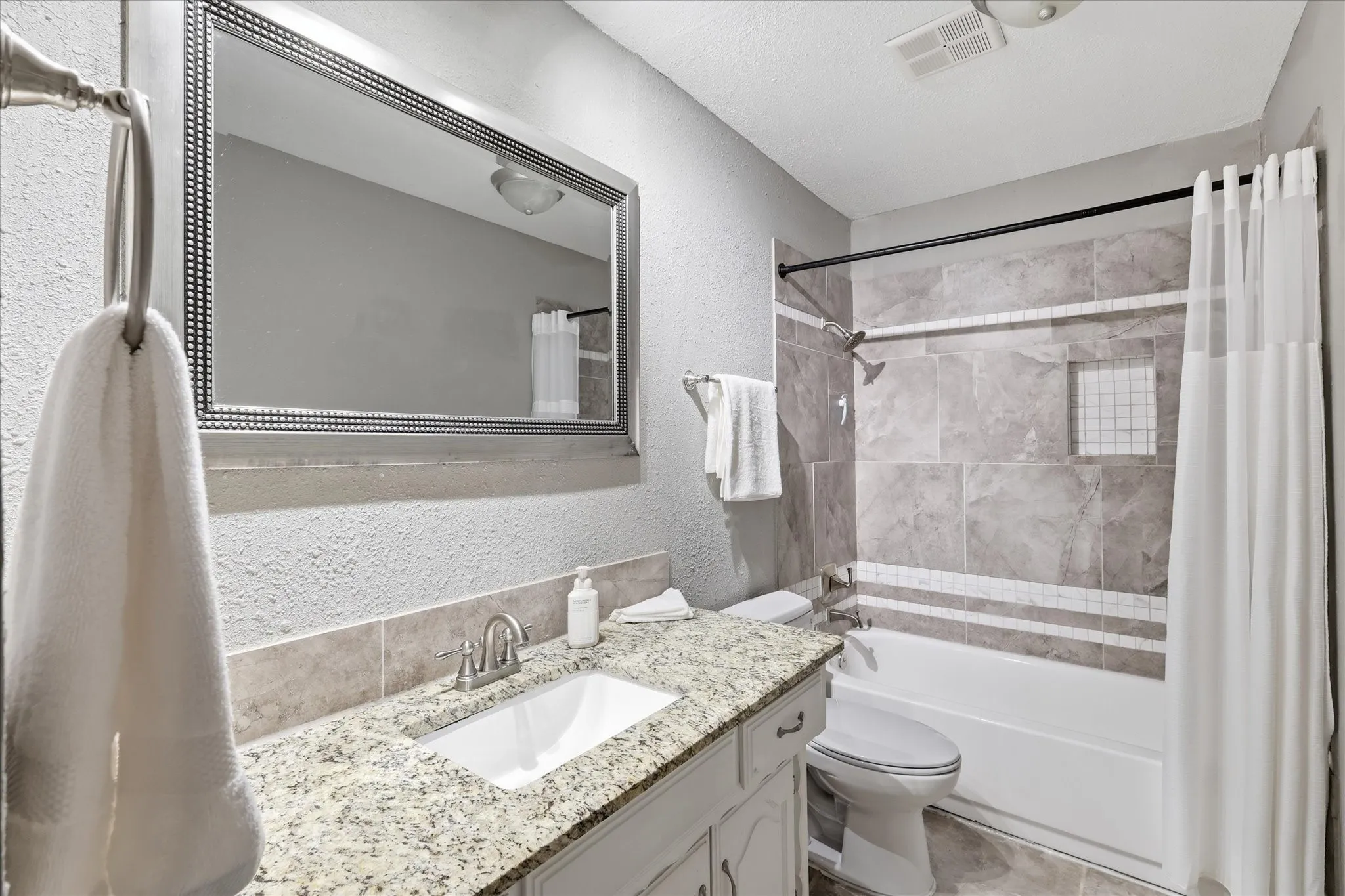 Secondary full bath.