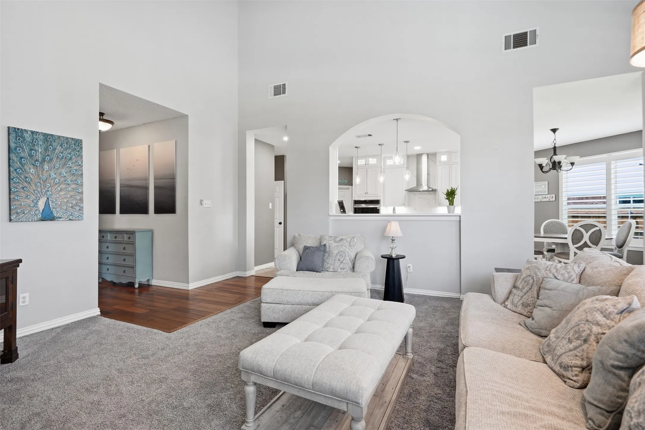 The living area.