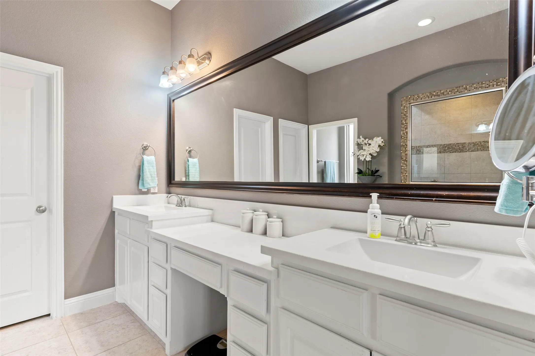 Primary Bathroom with dual sinks