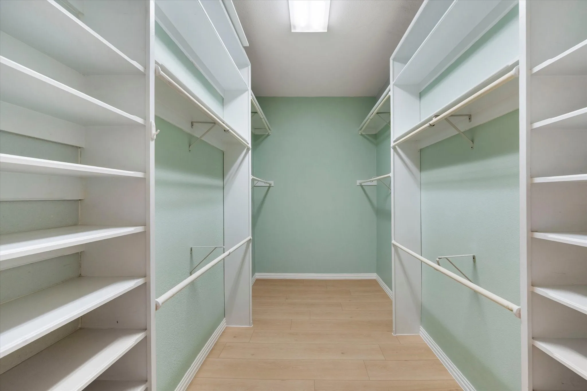 13 x 7 walk-in closet.
