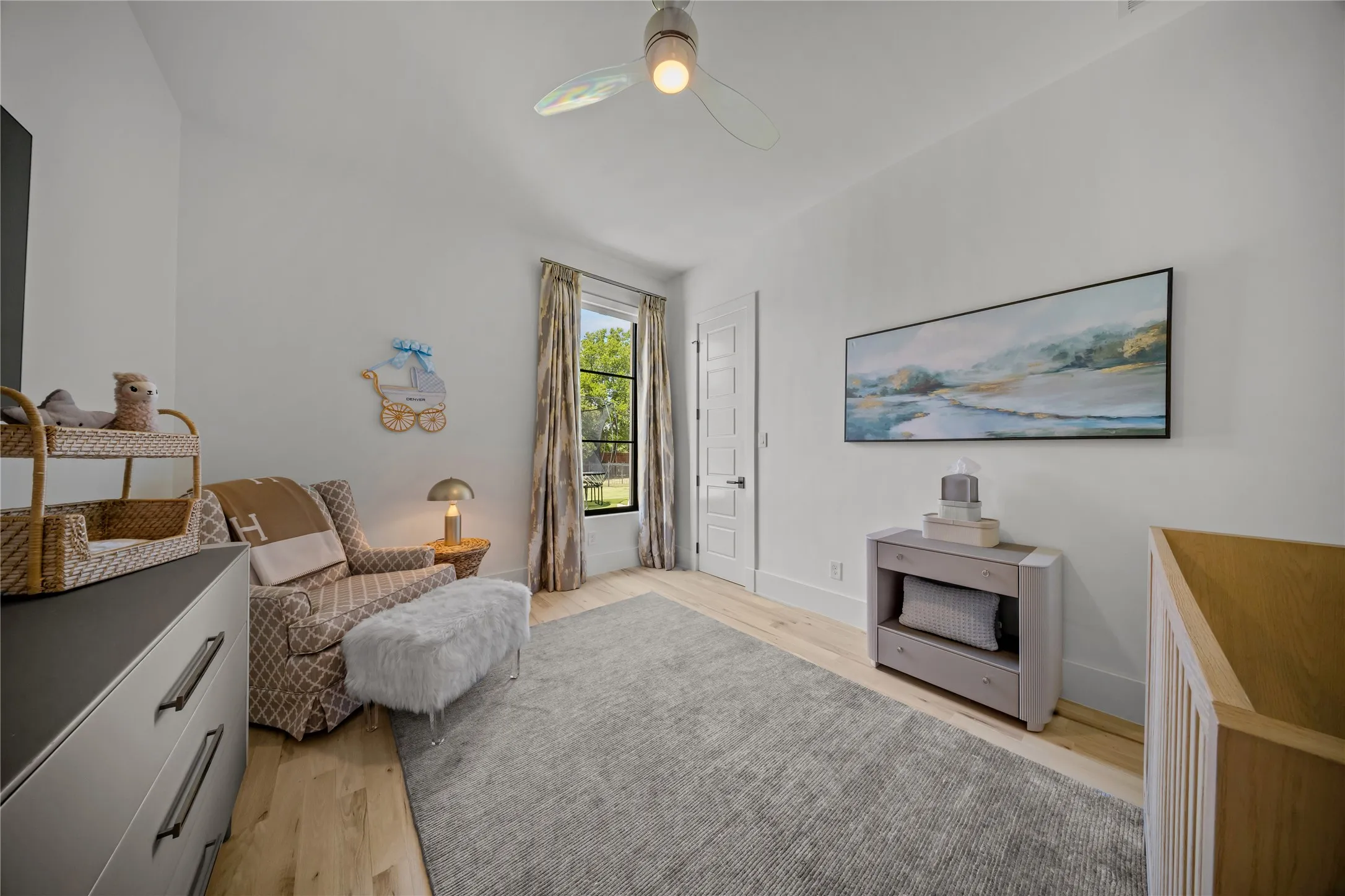 Downstairs guest suite with full bath and down the hall for added privacy.