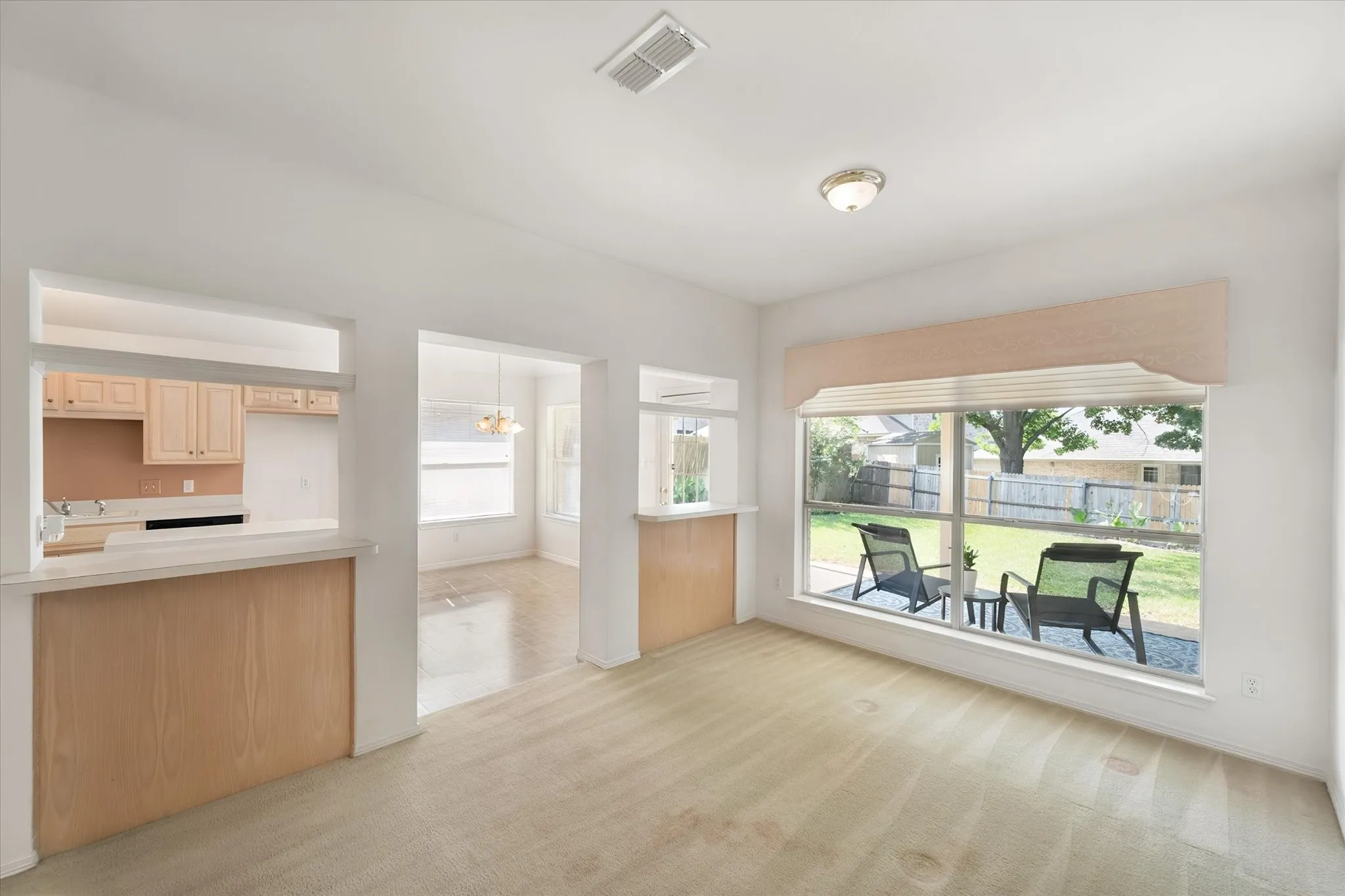 Flex space off of living room