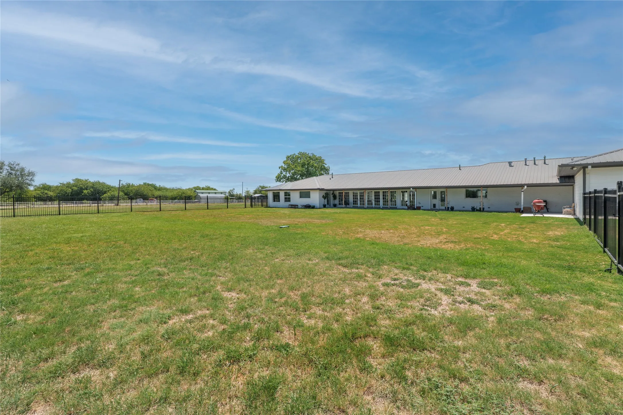View toward back of main house