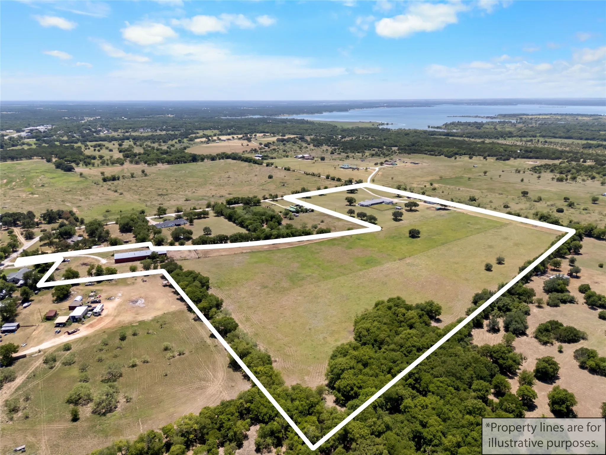 Aerial View of 25 acres
