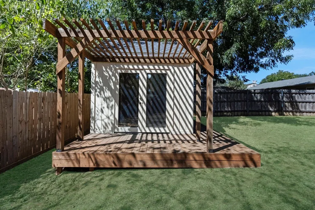 Shed in backyard. So many uses!