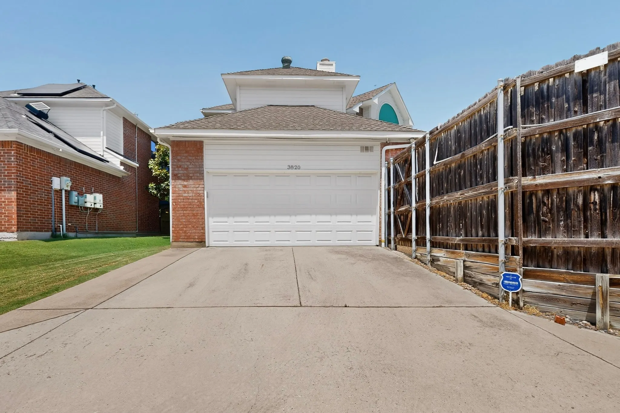 Rear Driveway