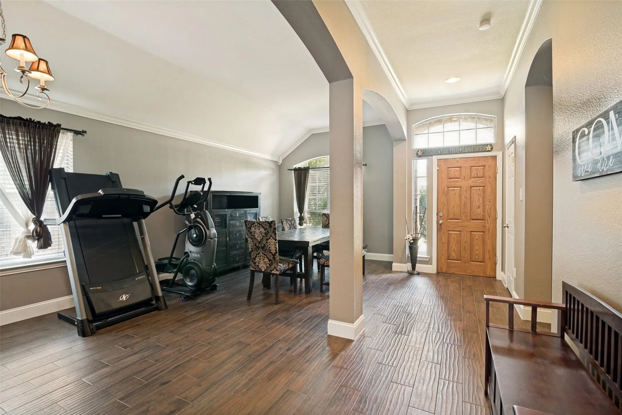 Entry and front rooms