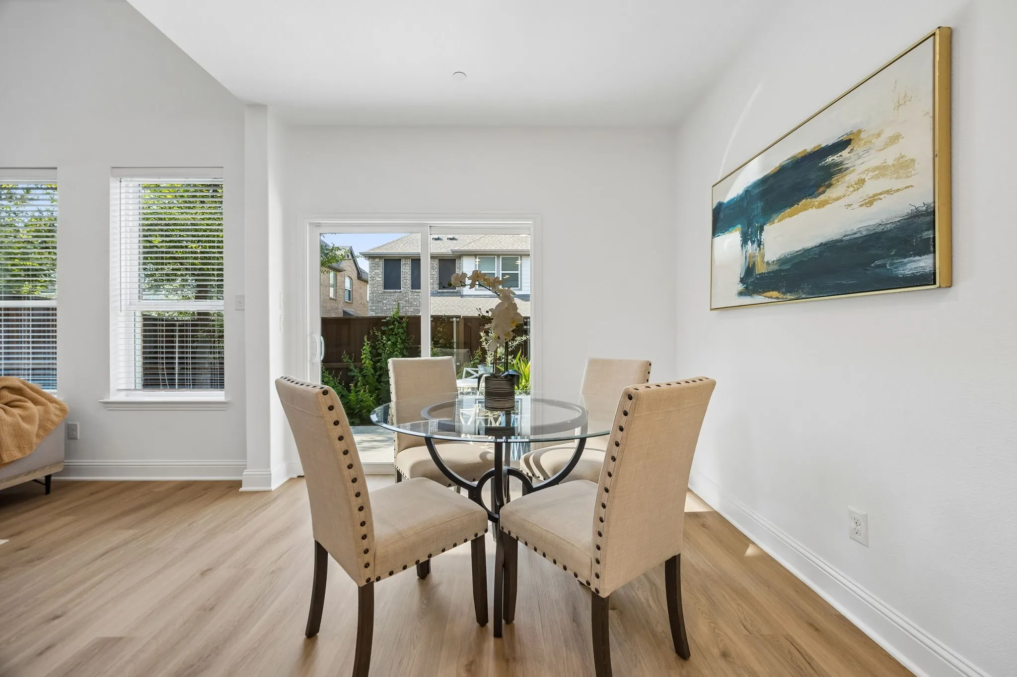 bright open eating space