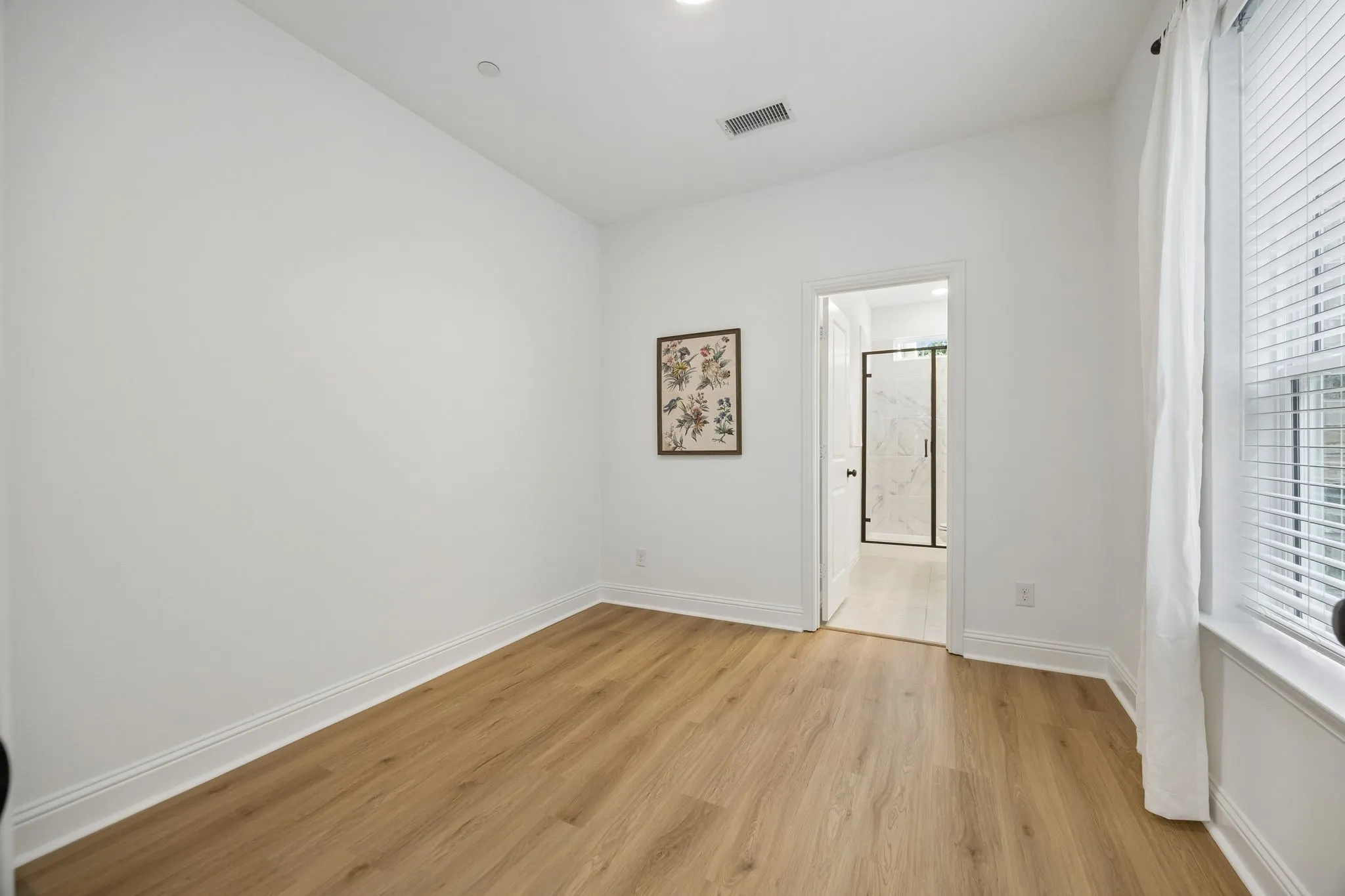 secluded light filled welcoming space