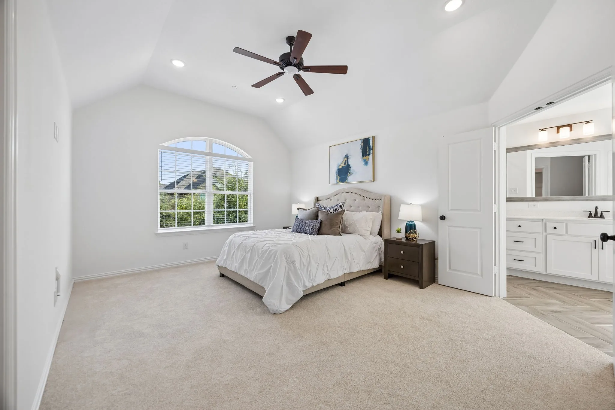 Soaring ceilings huge windows